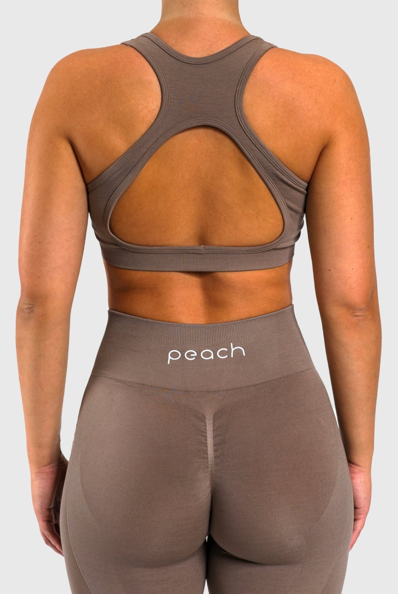 Beige Edge Sports - bra - Peach Tights - Sports - Bra