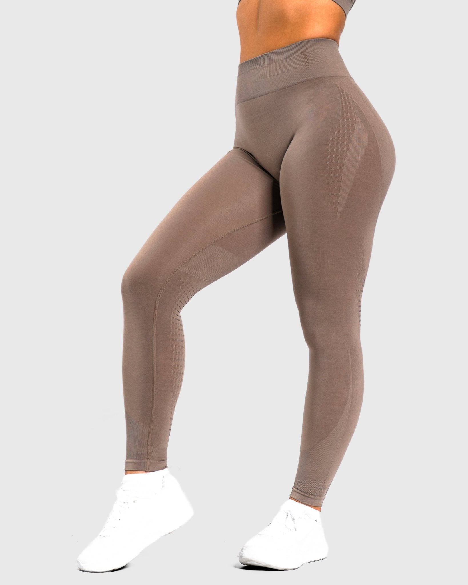 Beige Edge Tights - Peach Tights - Tights
