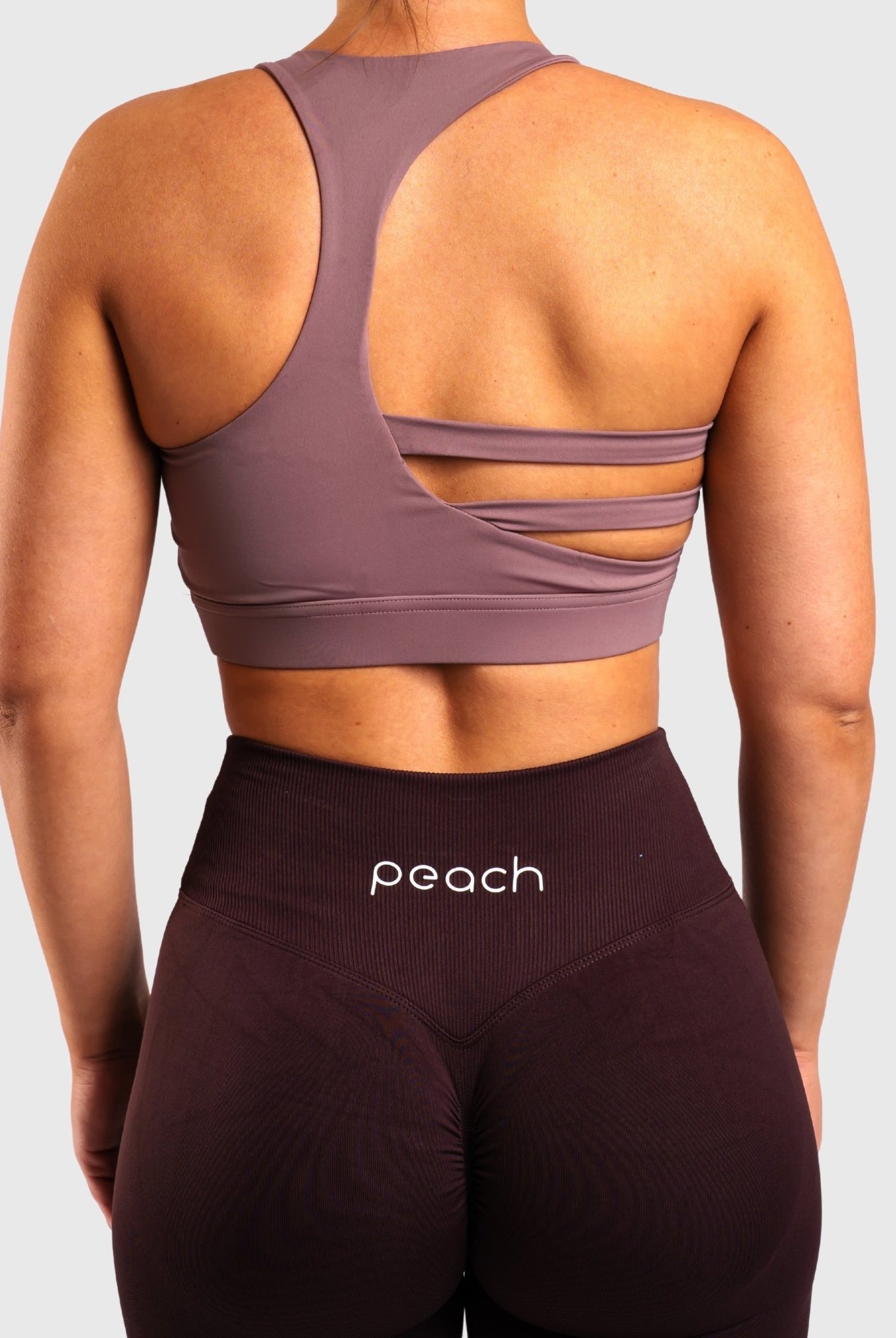 Beige Revive Sports-bra - Peach Tights - Sports-Bra