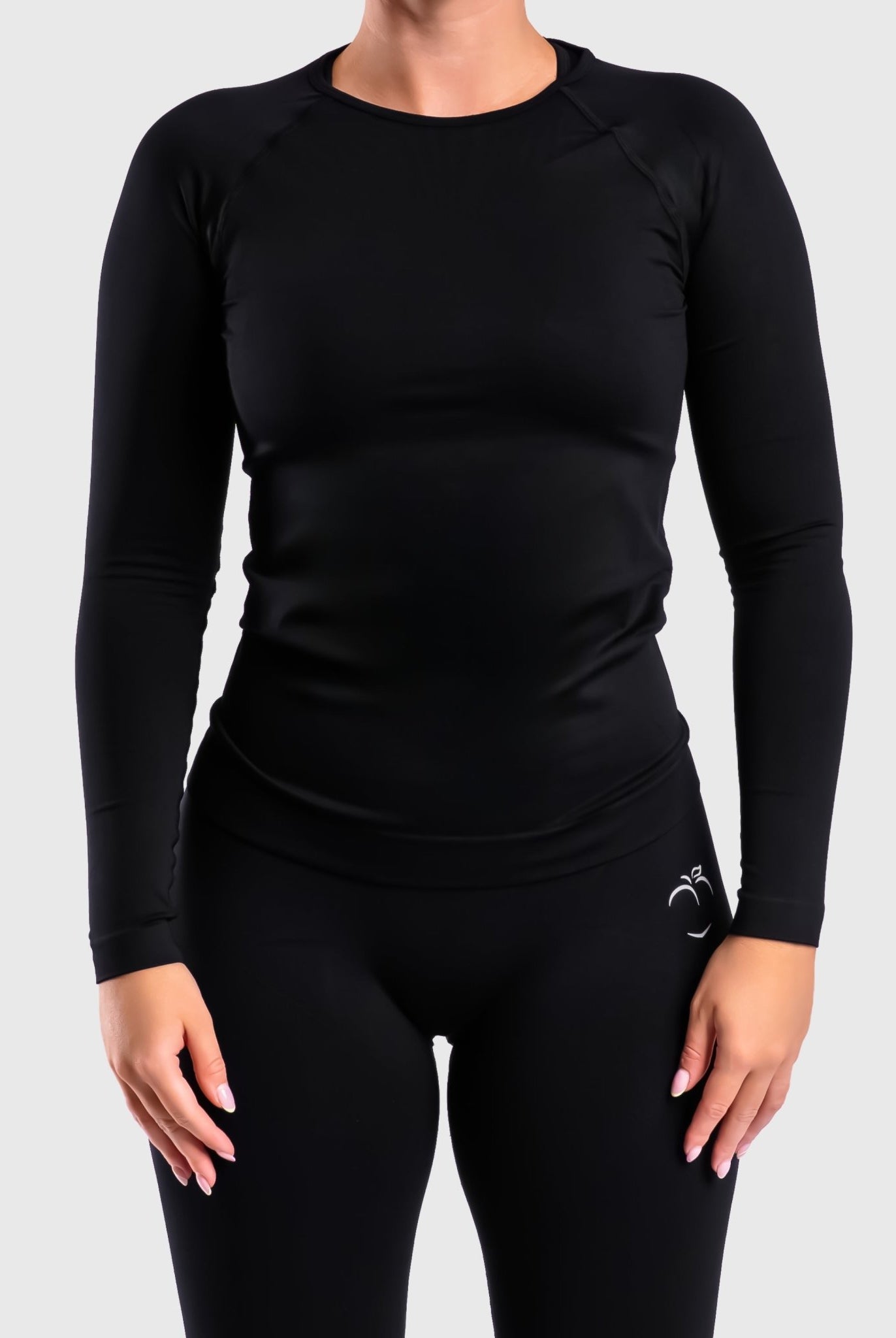 Black Classic Deluxe Long Sleeve - Peach Tights - Long sleeve