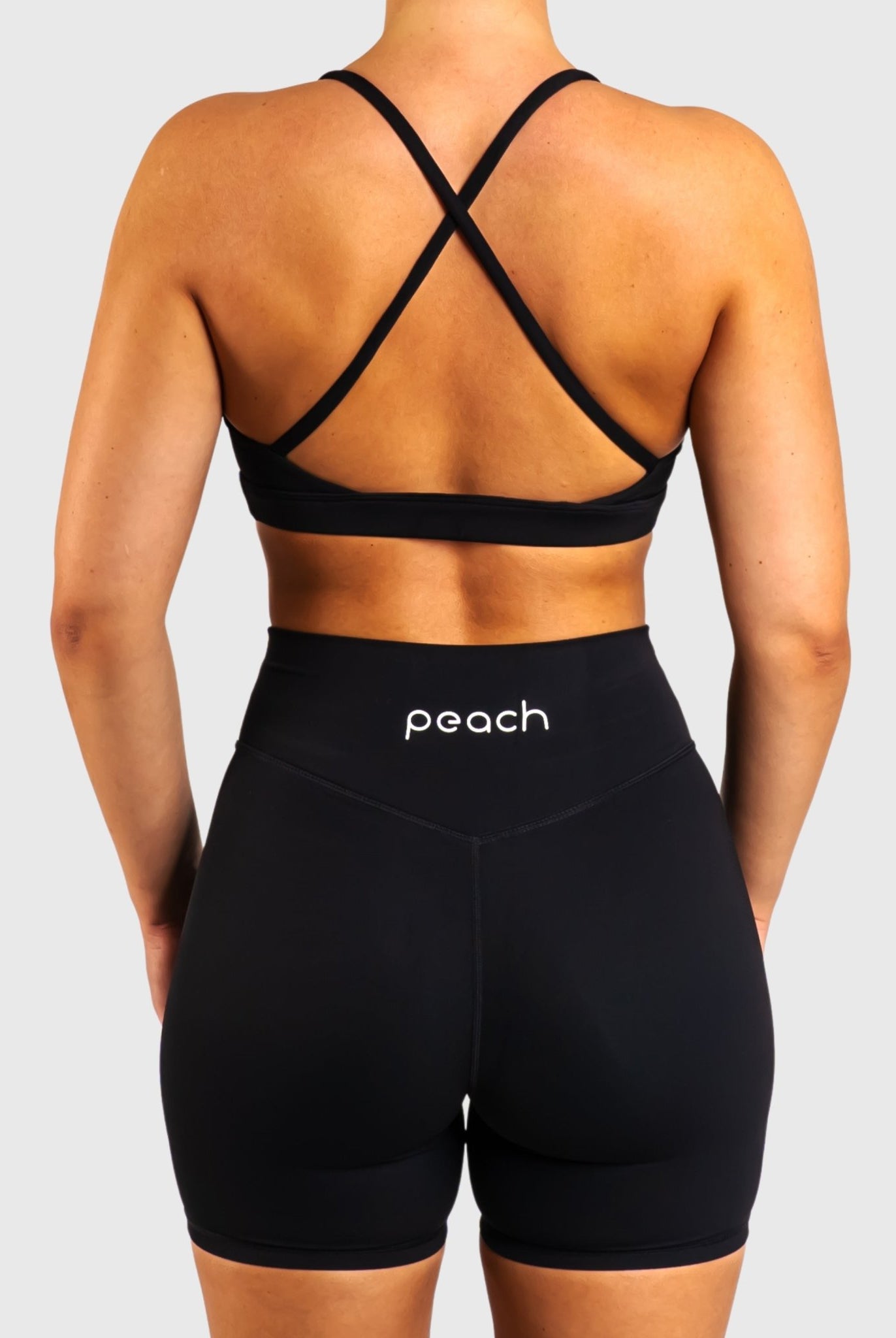 Black Core Sports - bra - Peach Tights - Sports - Bra