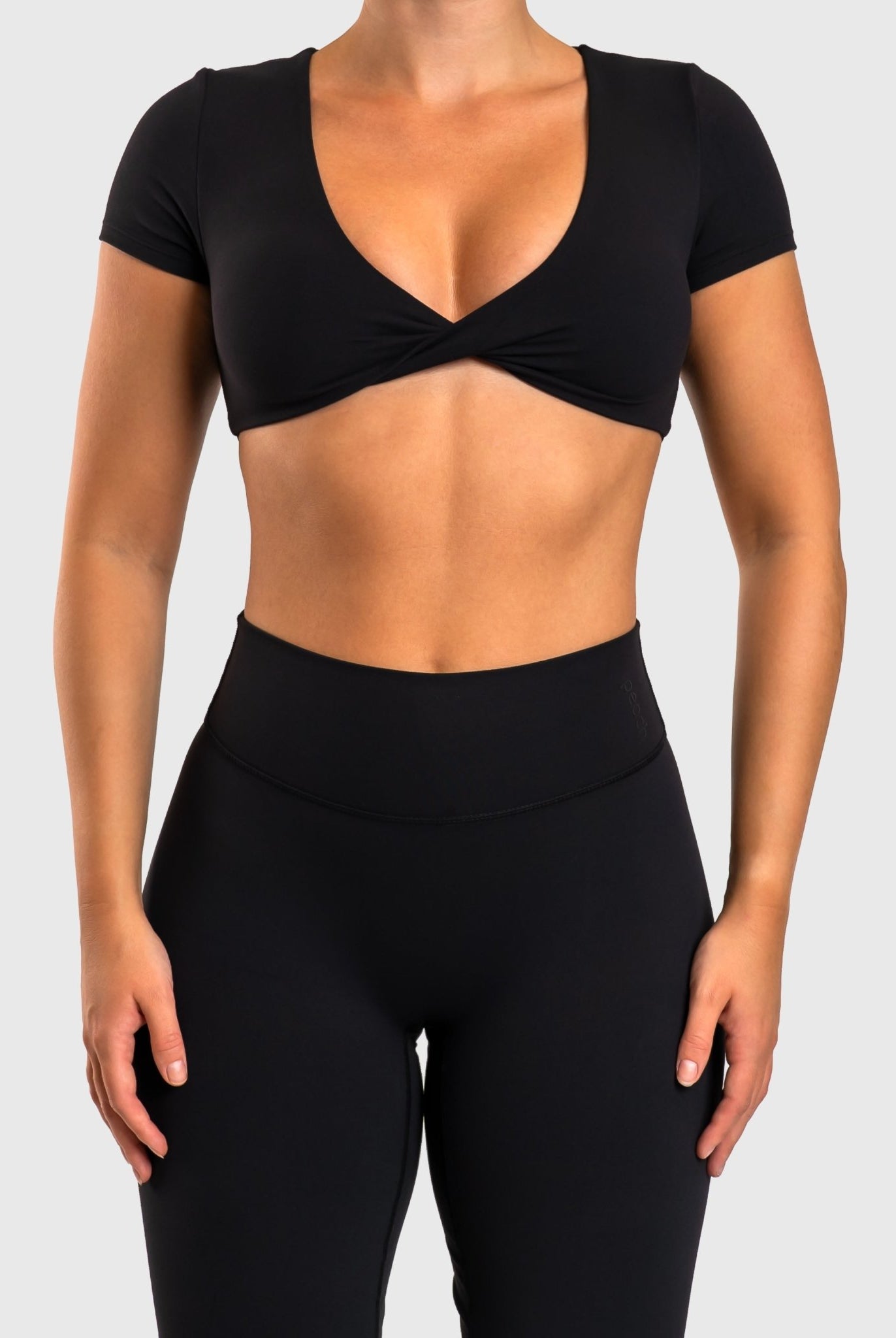 Black Divine T-shirt - Peach Tights - T-shirt