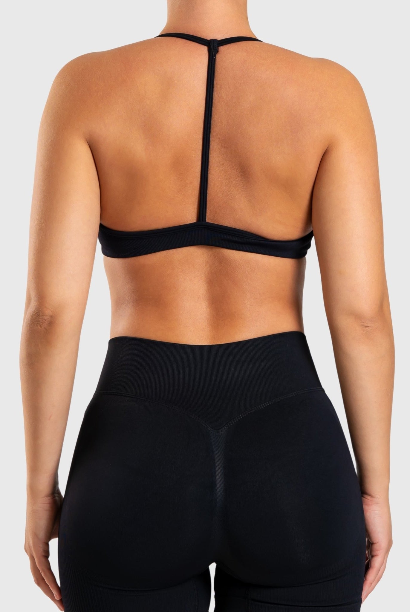 Black Ignite Sports - bra - Peach Tights - Sports - Bra