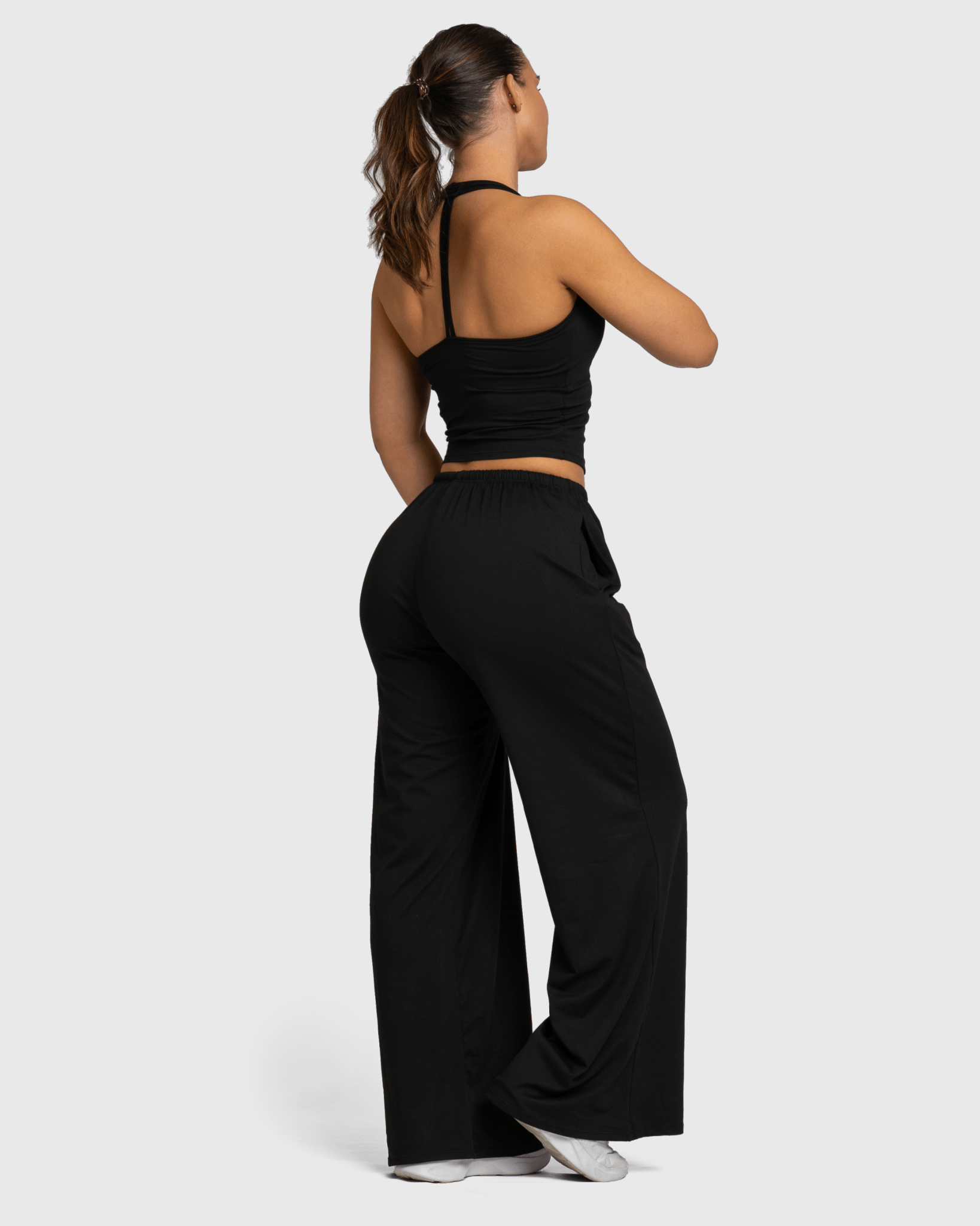 Black Lounge Pants - Peach Tights - Sweatpants