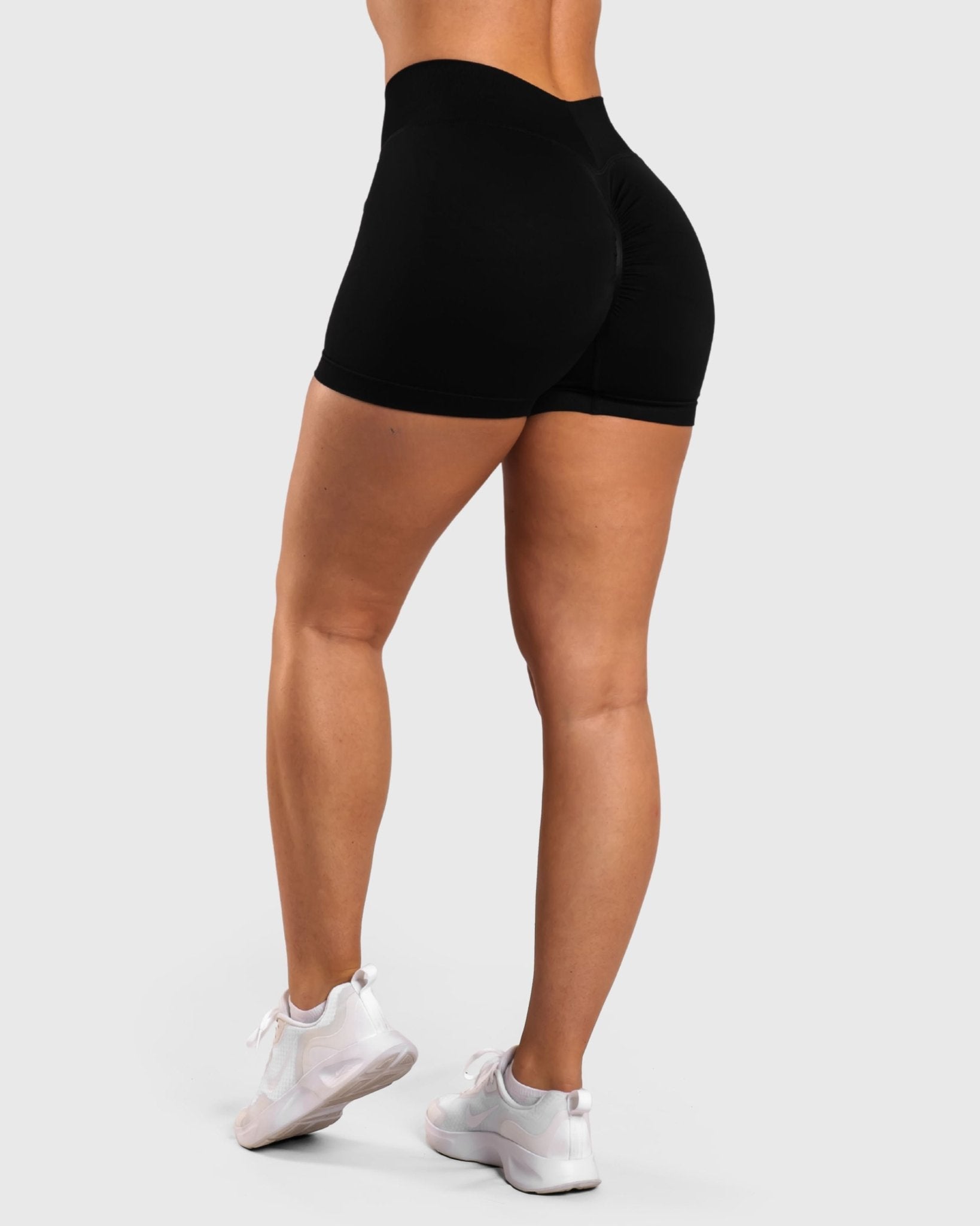 Black Peak Shorts - Peach Tights - Shorts