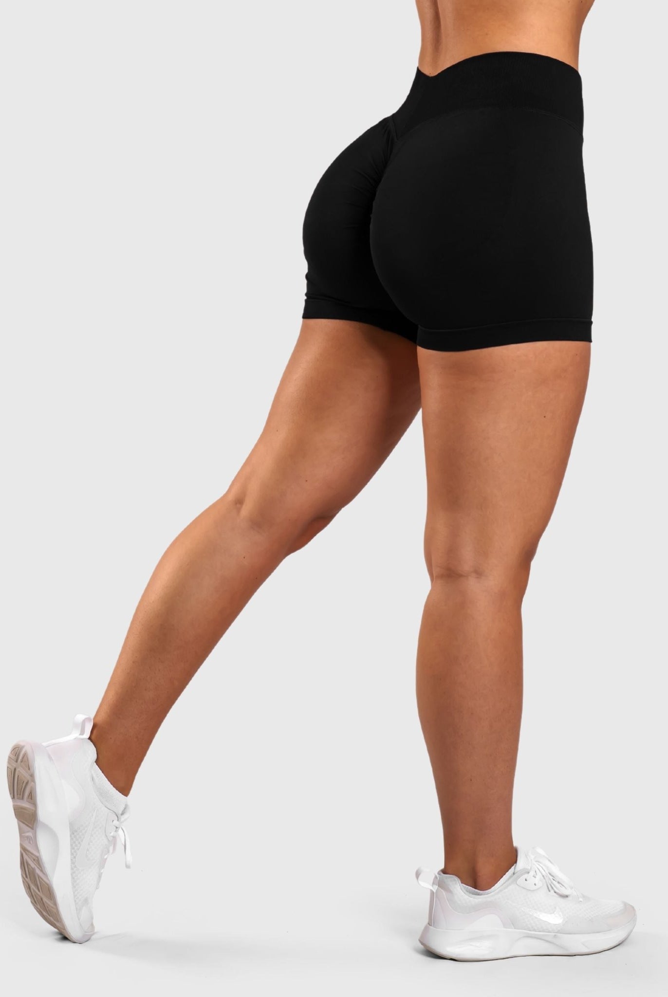 Black Peak Shorts - Peach Tights - Shorts