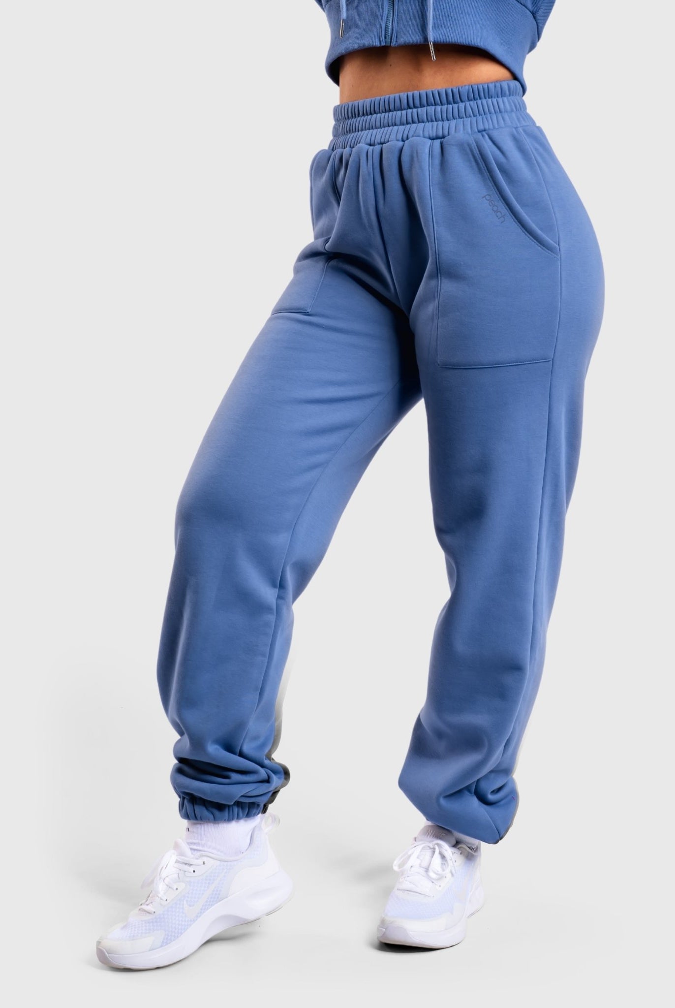 Blue Vibe Sweatpants - Peach Tights - Sweatpants