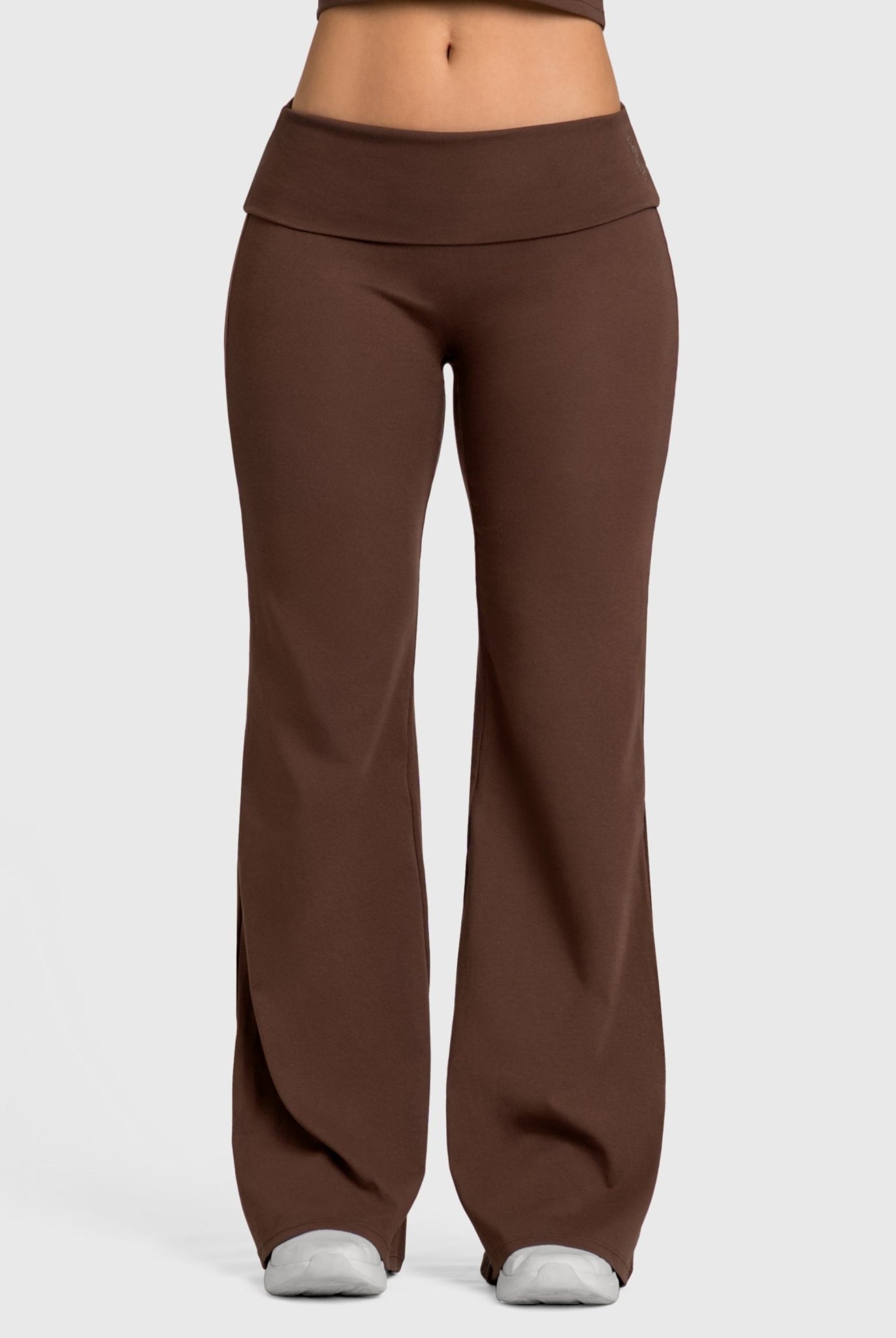 Brown Flow Yoga Pants - Peach Tights - Tights