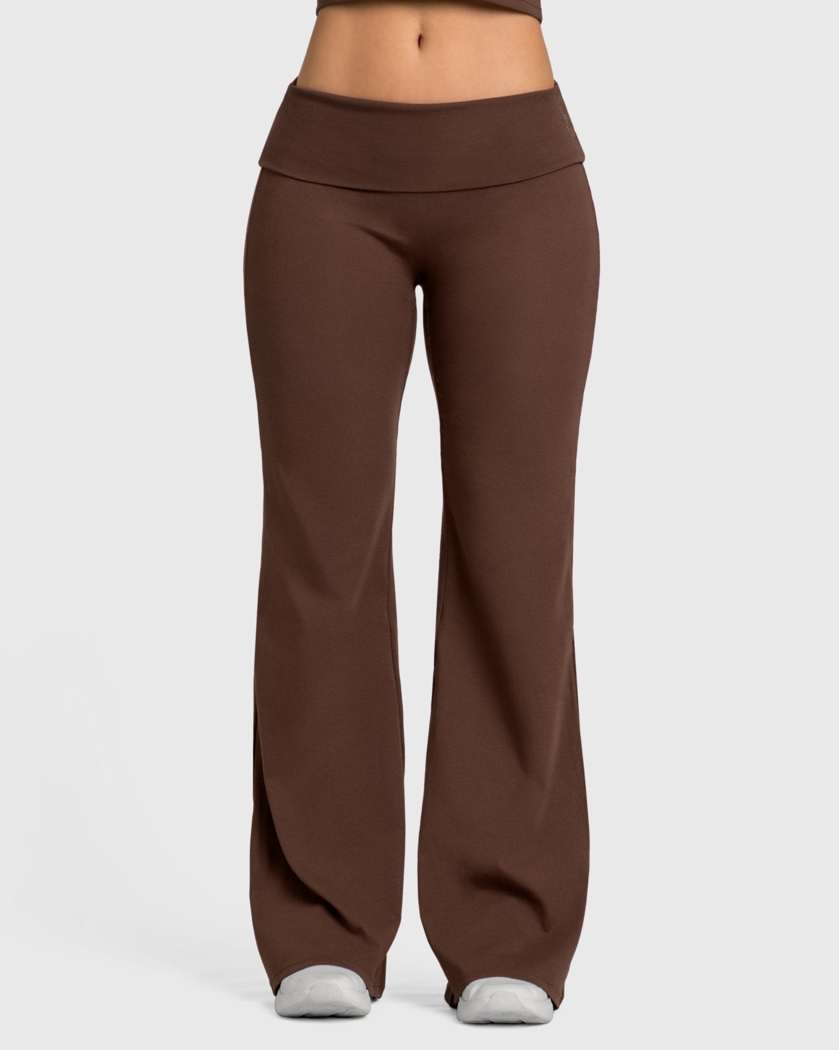 Brown Flow Yoga Pants - Peach Tights - Tights