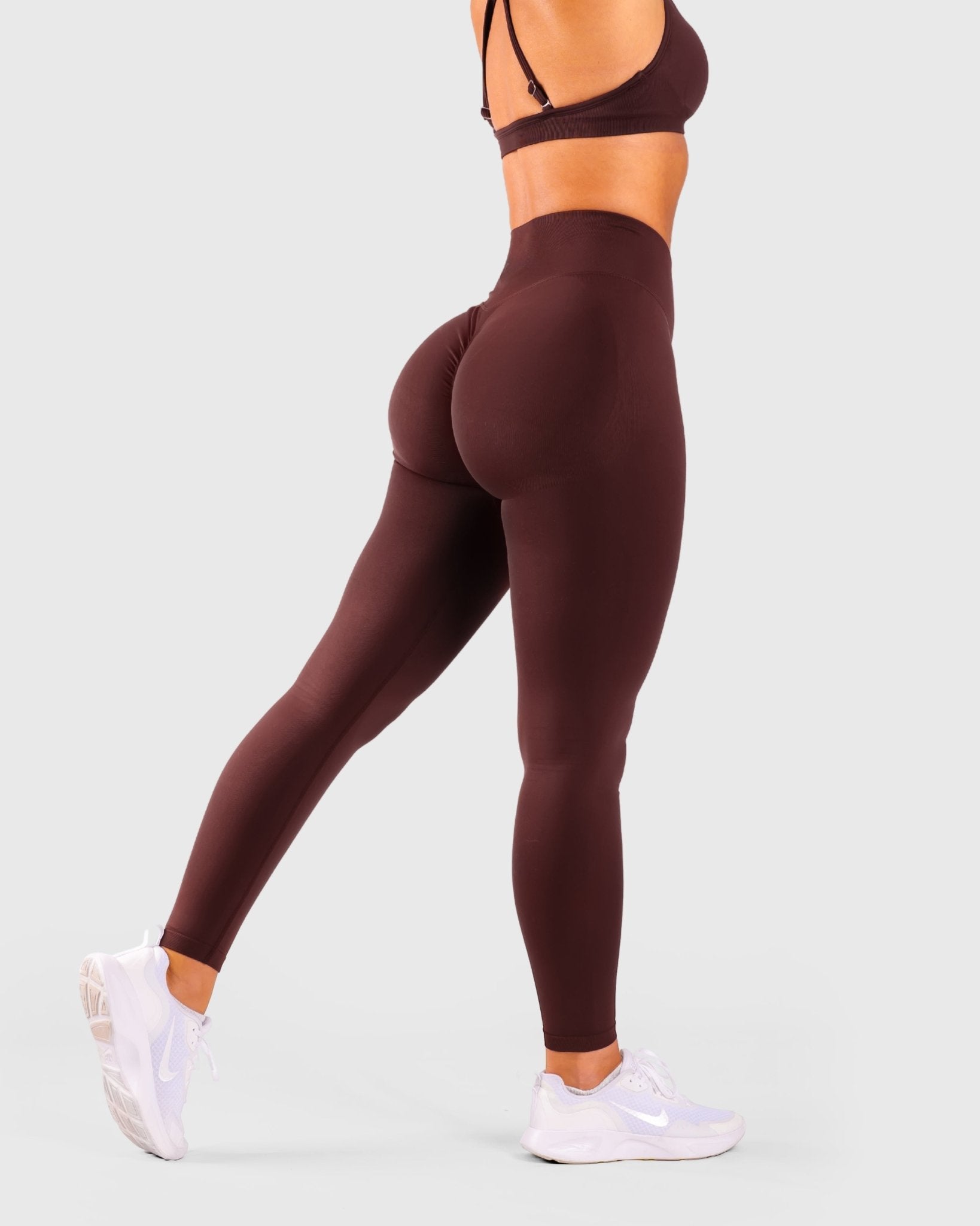 Burgundy Vivid Tights - Peach Tights - Tights