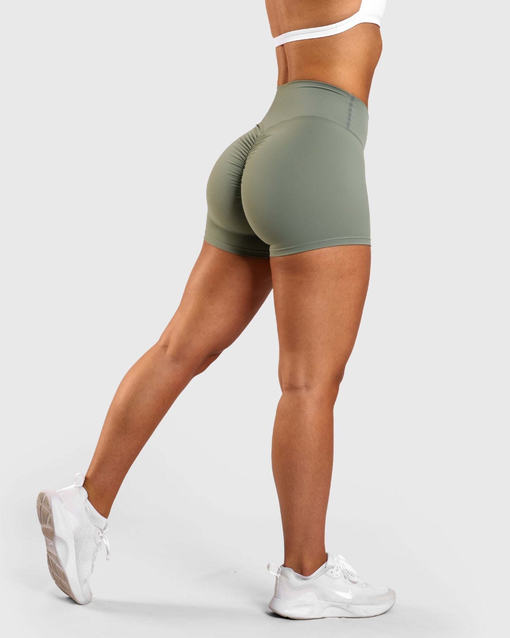 Green Spire Shorts - Peach Tights - Shorts