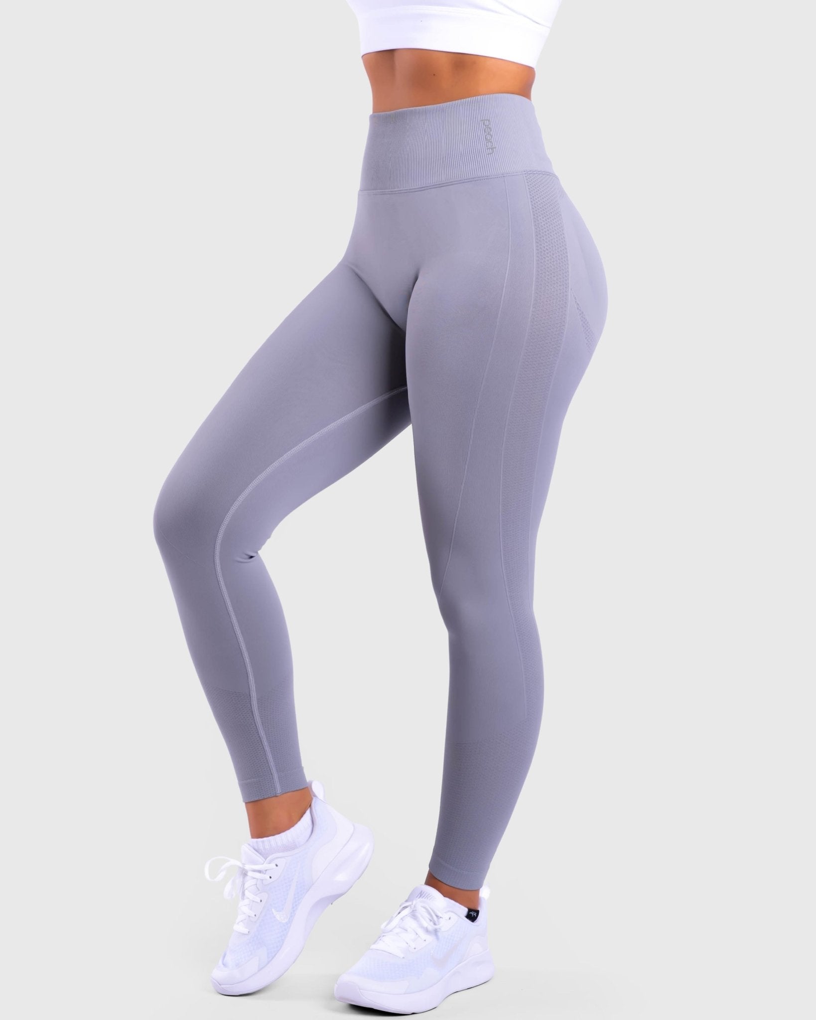 Grey Lux Seamless Tights - Peach Tights - Tights