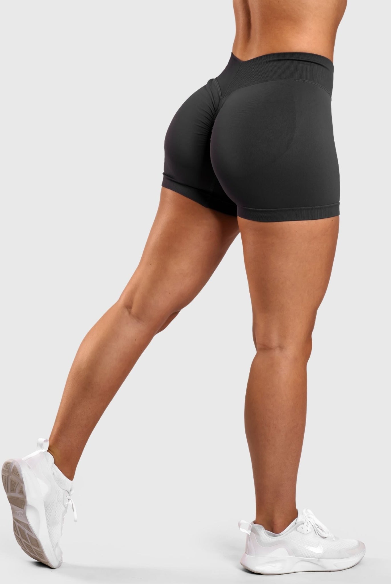 Grey Peak Shorts - Peach Tights - Shorts