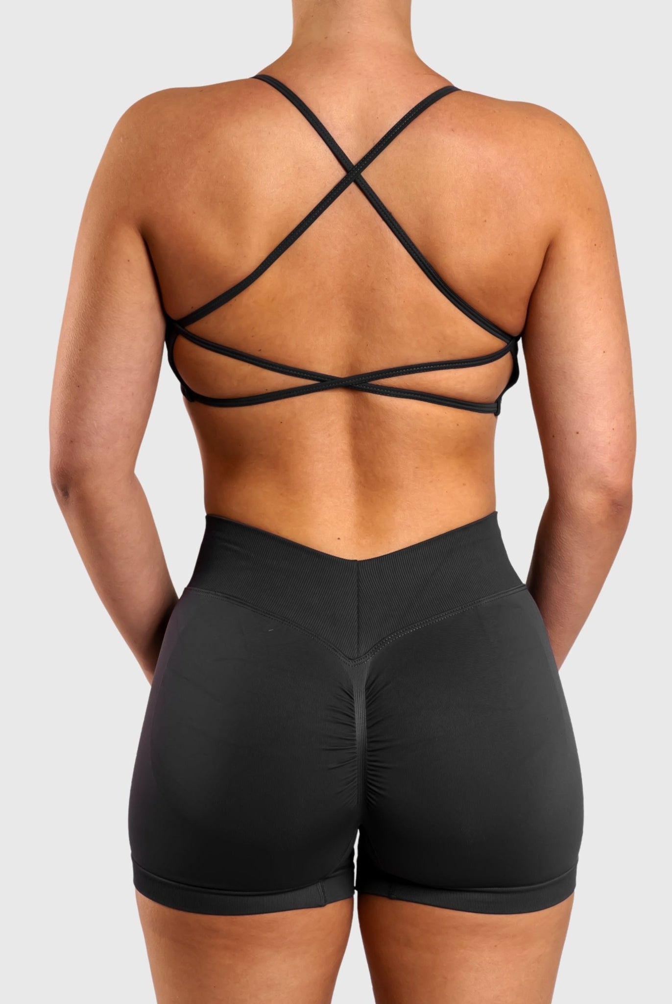Grey Peak Sports - bra - Peach Tights - T - shirt