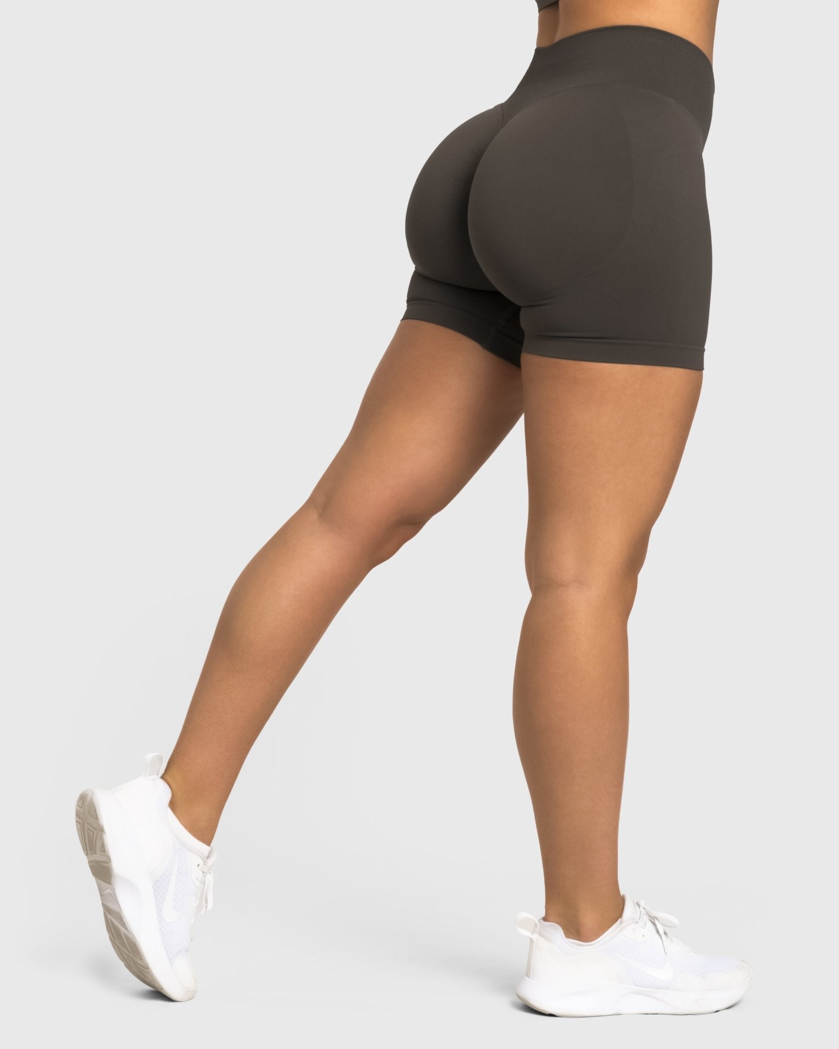 Grey Sense Shorts - Peach Tights - Shorts