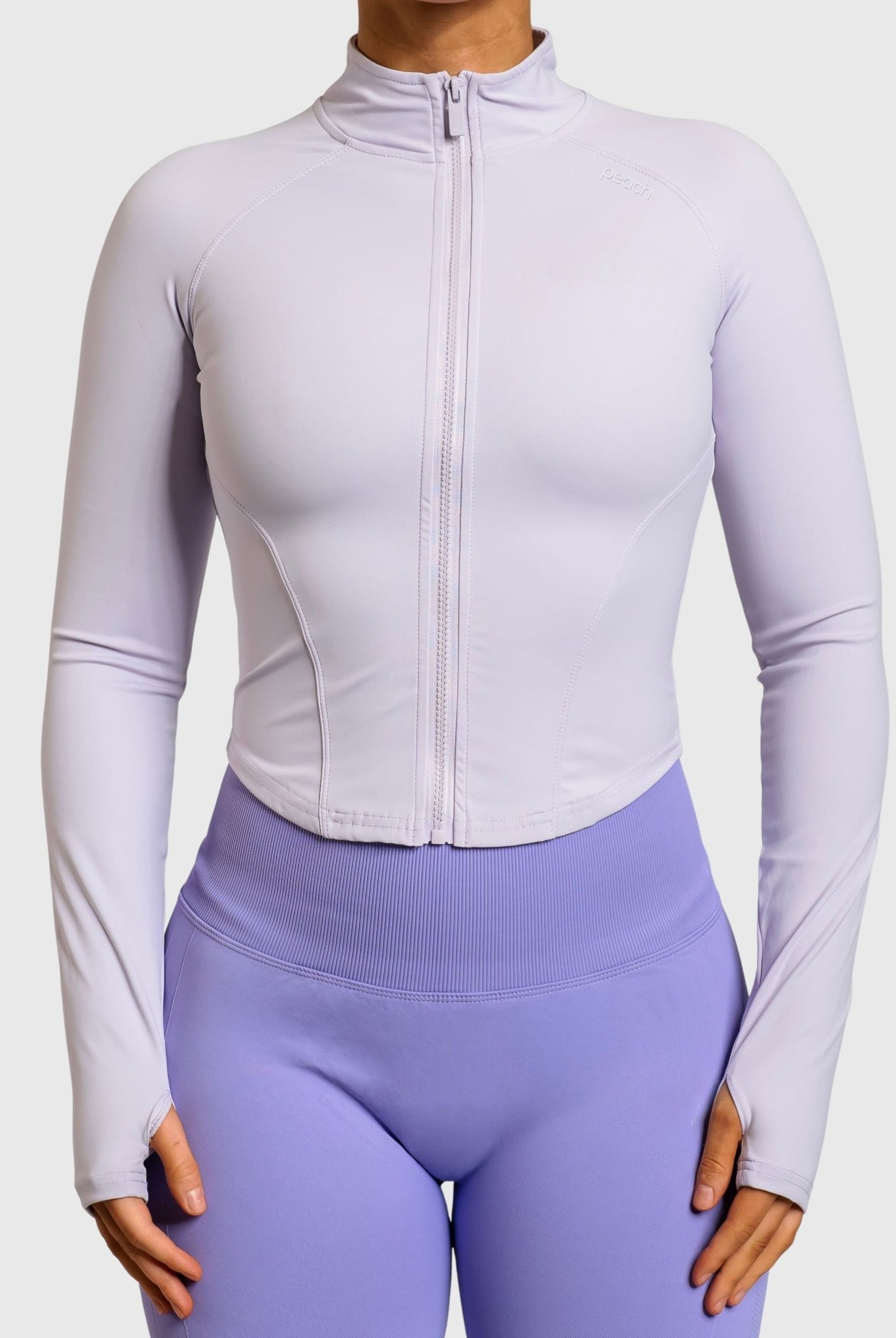 Lavender Define Jacket - Peach Tights - Jacket