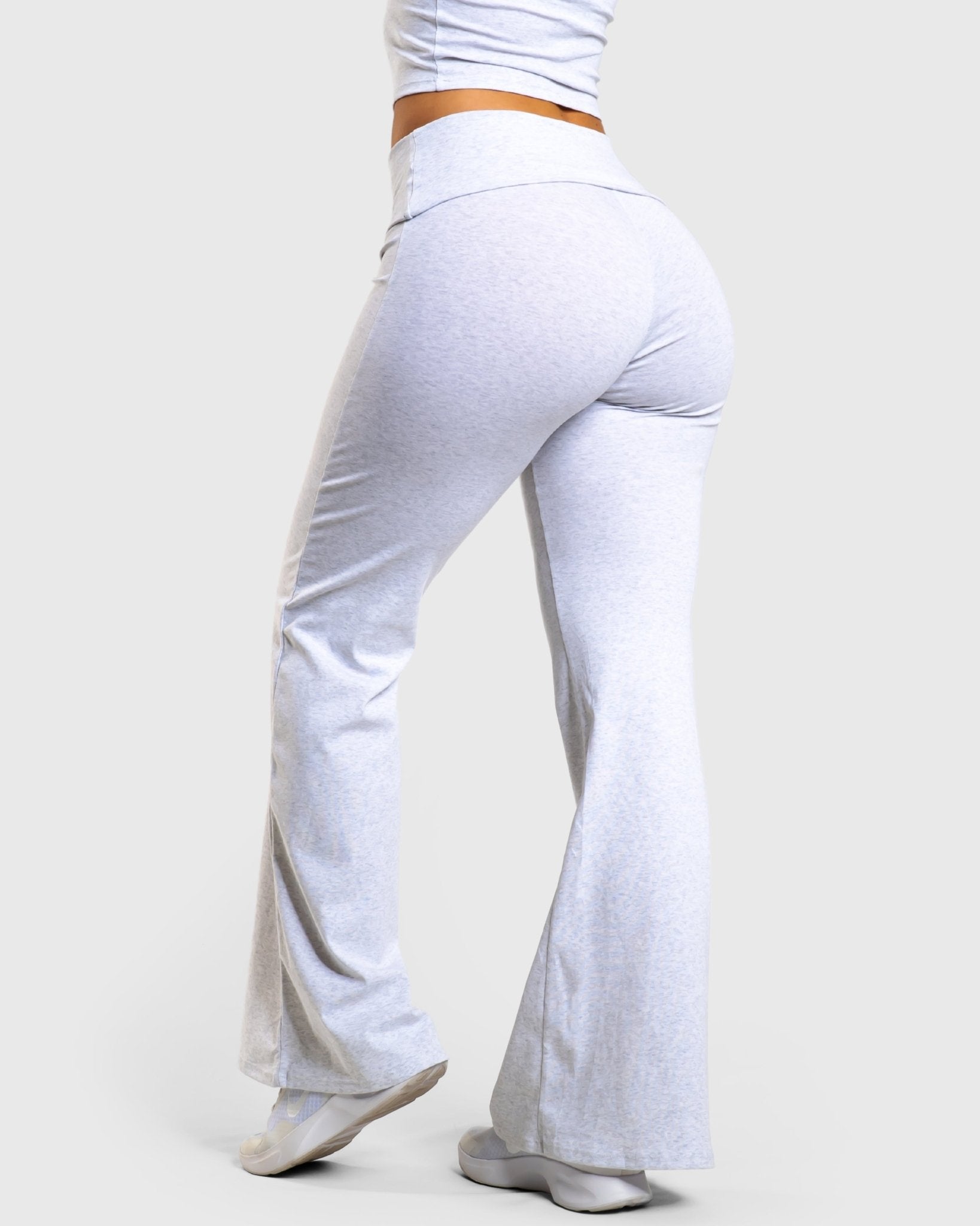 Light Grey Flow Yoga - Peach Tights - Tights