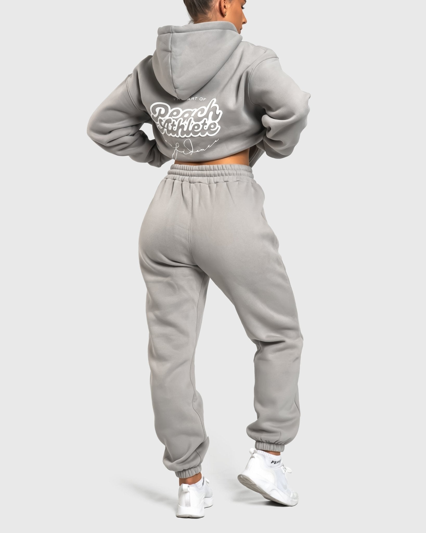 Light Grey Haze Sweatpants - Peach Tights - Sweatpants