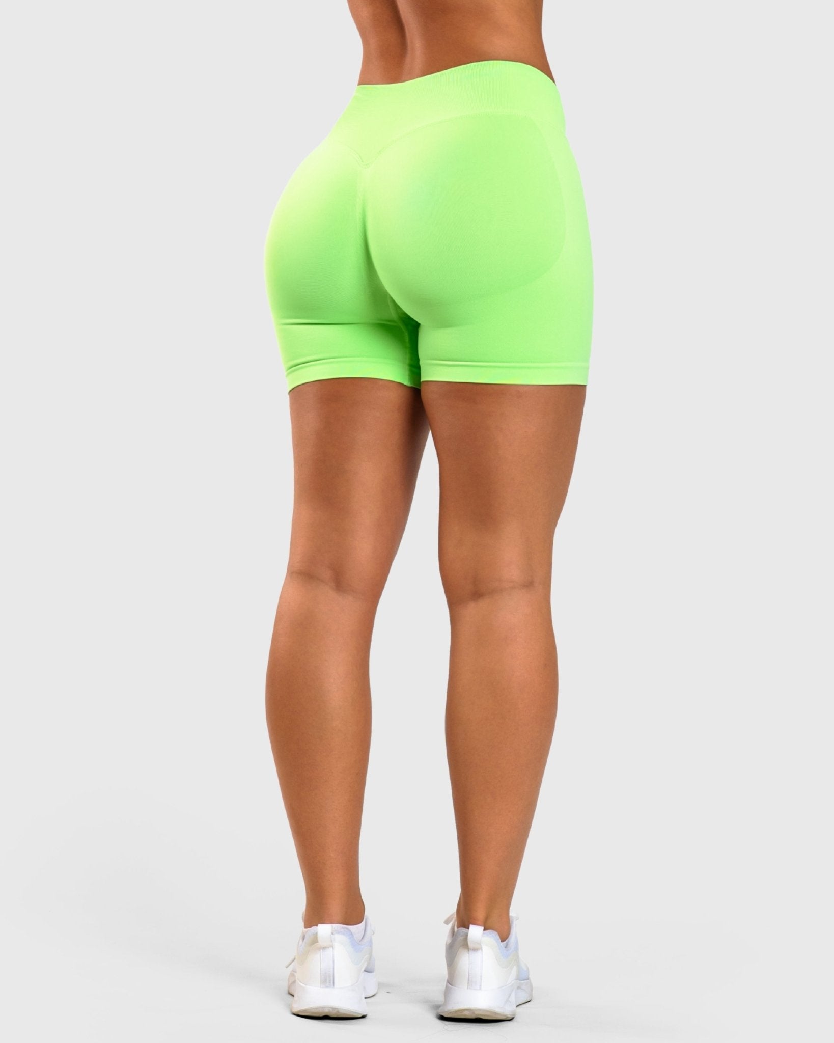 Lime Green Shaping Shorts - Peach Tights - Shorts