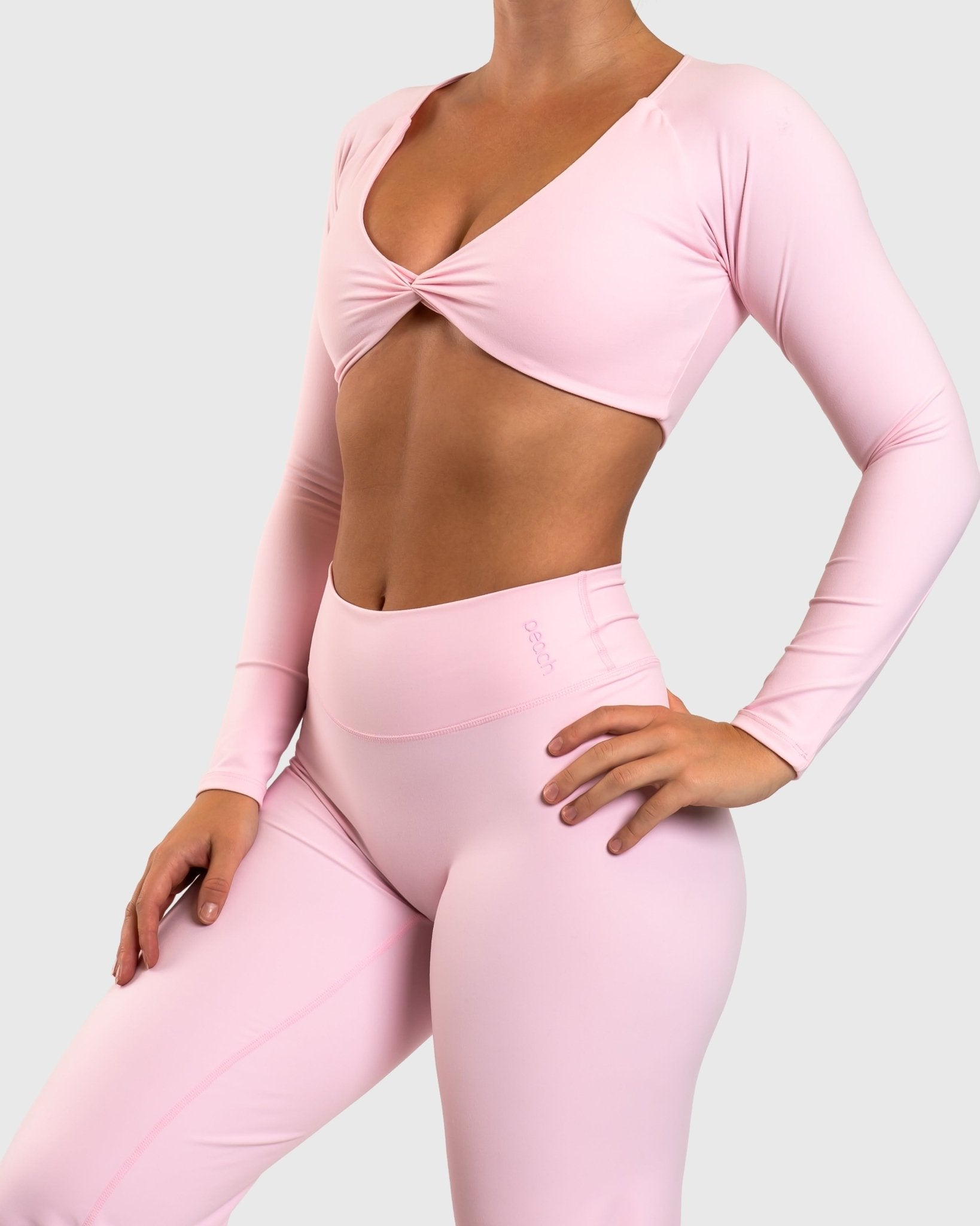 Pink Divine Long Sleeve - Peach Tights - Jacket