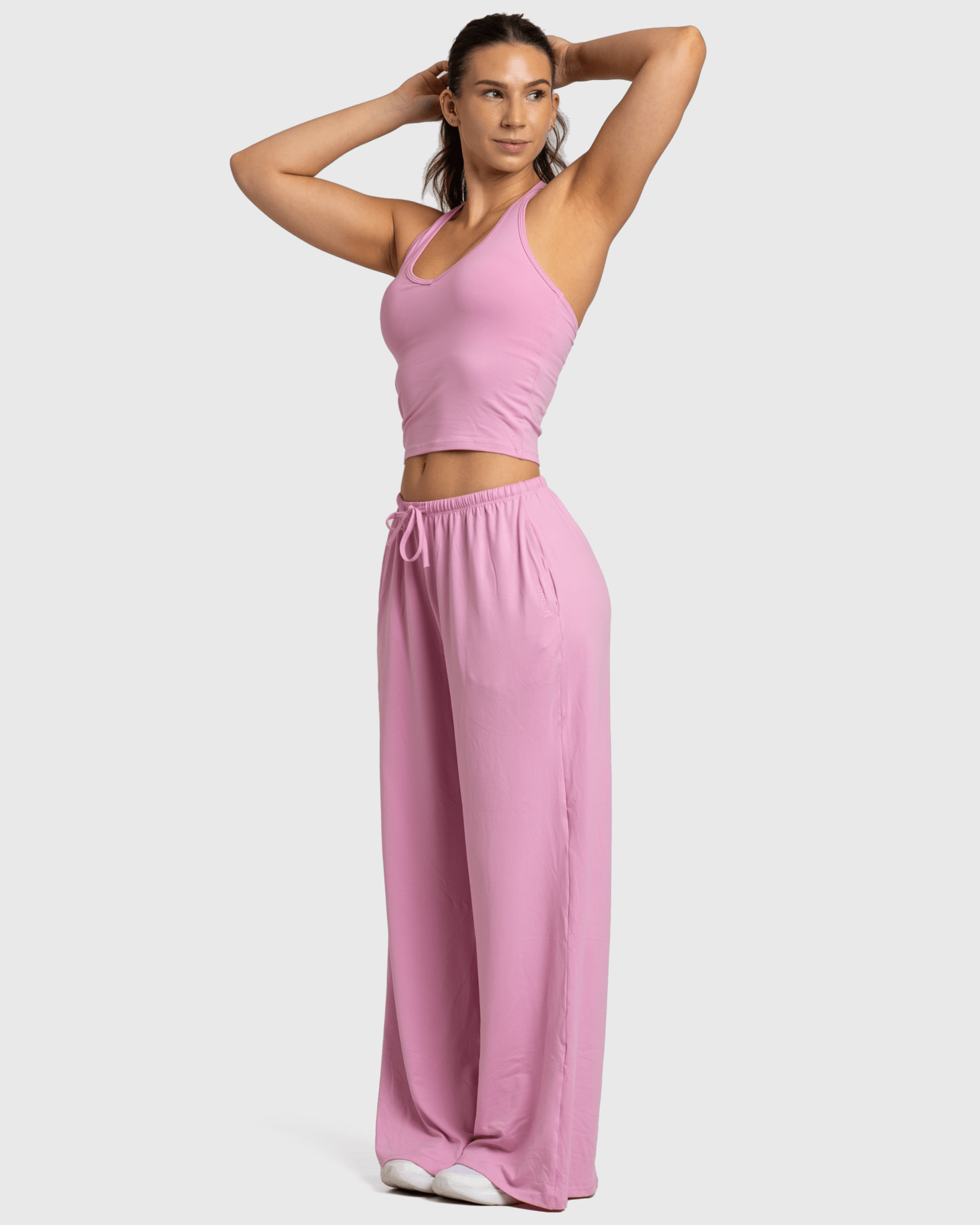 Pink Lounge Pants - Peach Tights - Sweatpants