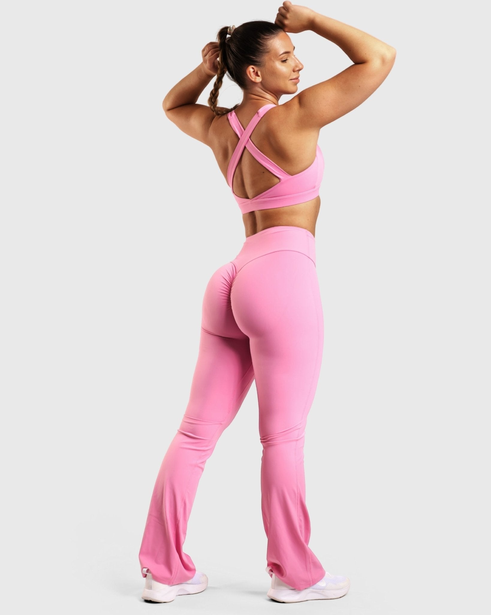Pink Sculpt Yoga - Peach Tights - Tights