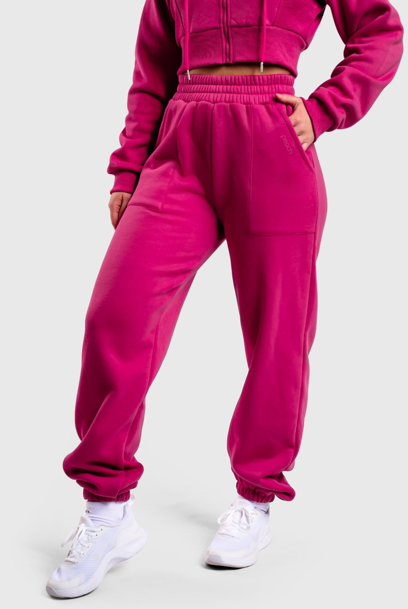 Pink Vibe Sweatpants - Peach Tights - Sweatpants