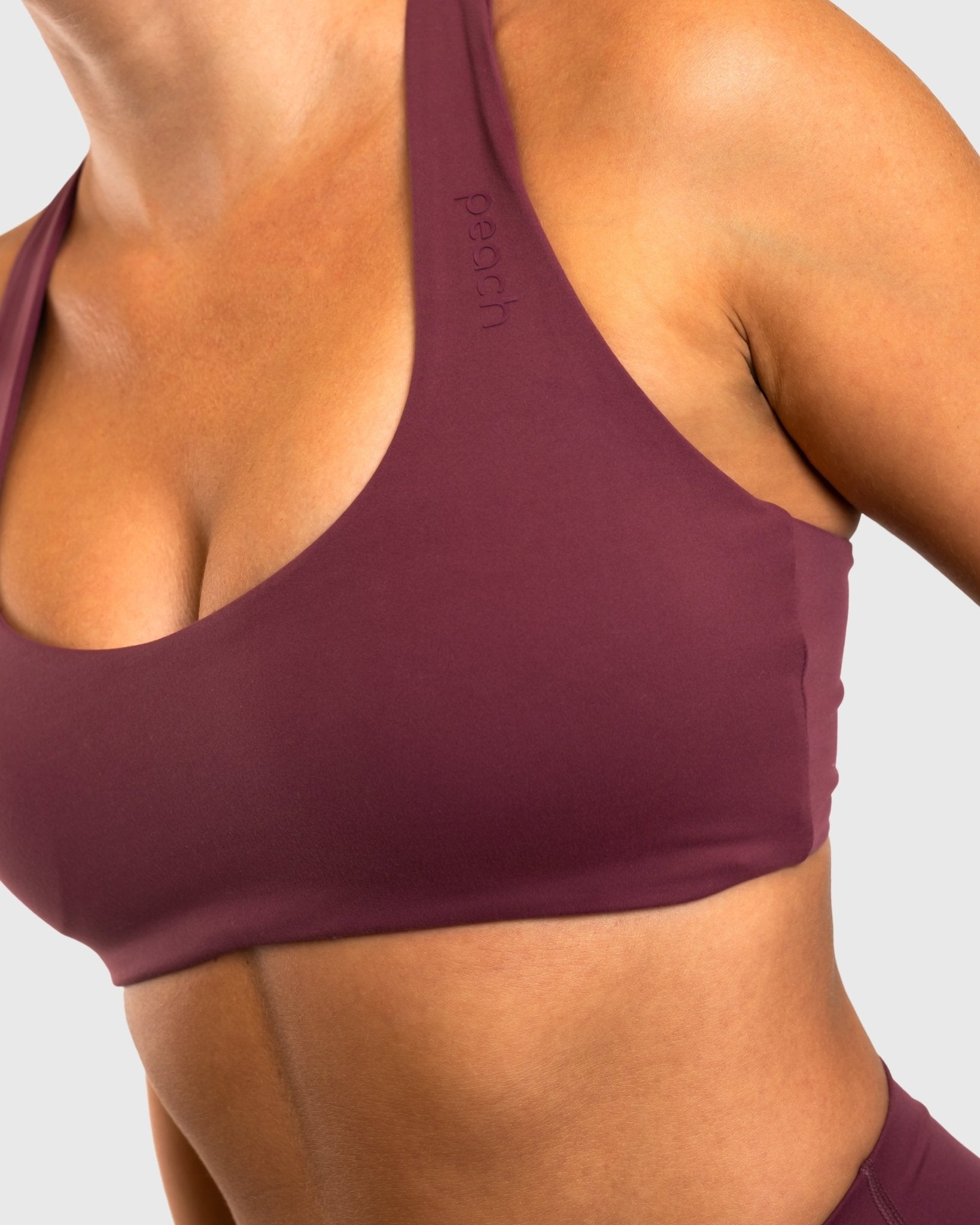 Plum Divine Sports - bra - Peach Tights - Sports - Bra