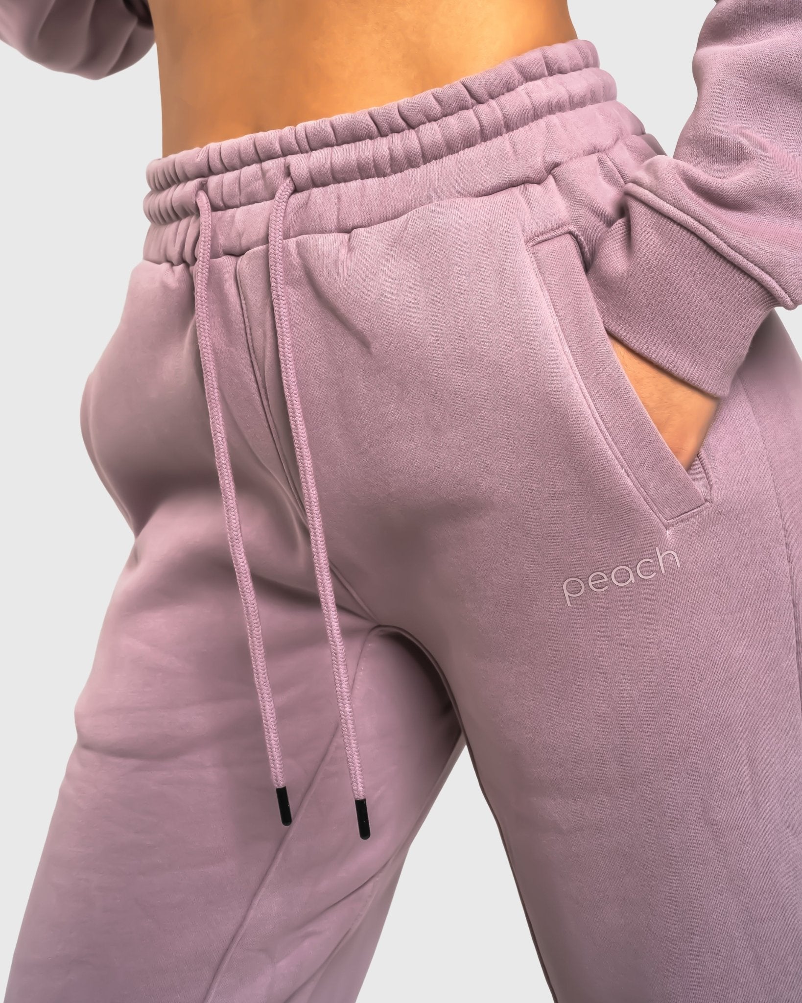 Plum Haze Sweatpants - Peach Tights - Sweatpants