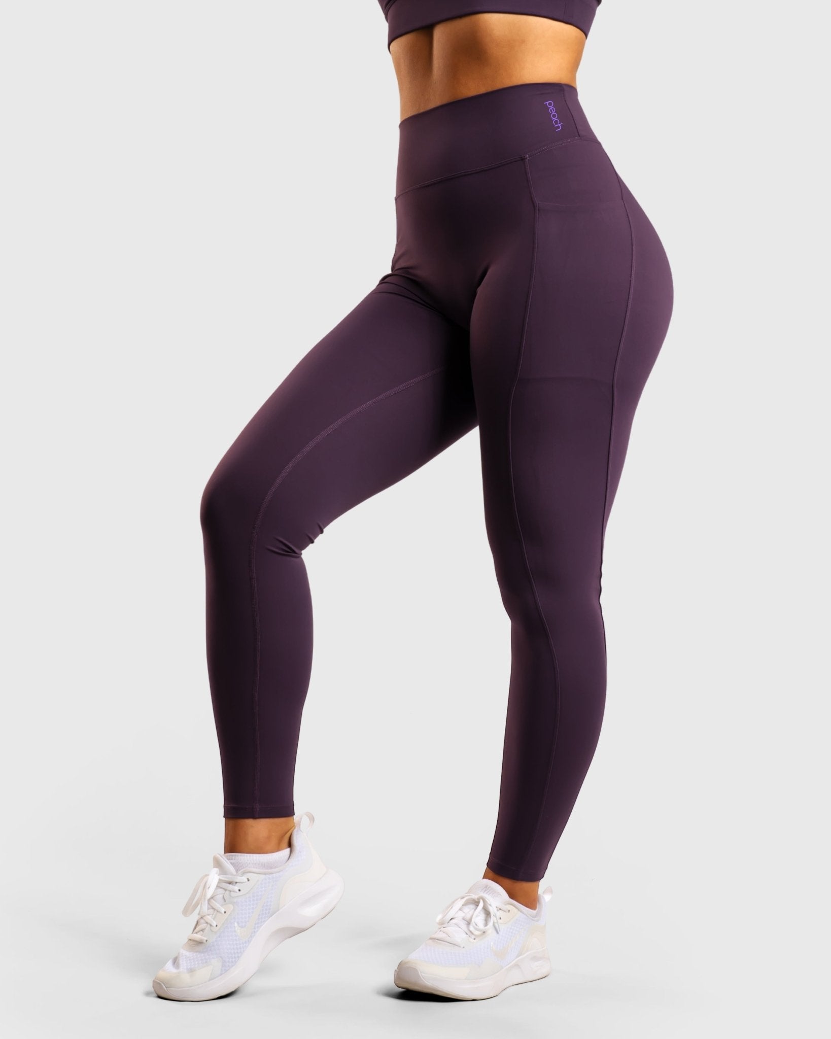 Purple Pulse Tights - Peach Tights - Tights