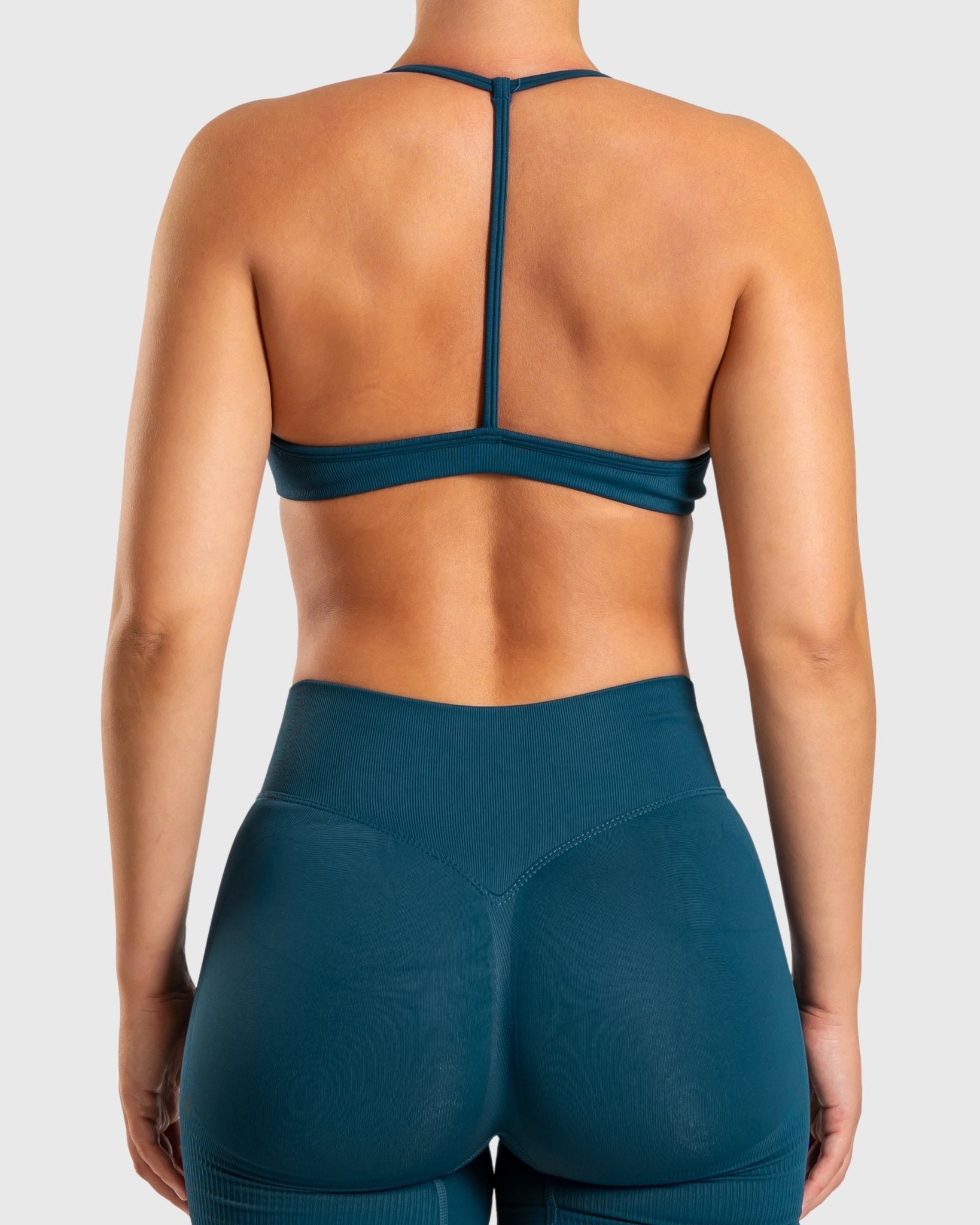 Sea Blue Ignite Sports - bra - Peach Tights - Sports - Bra