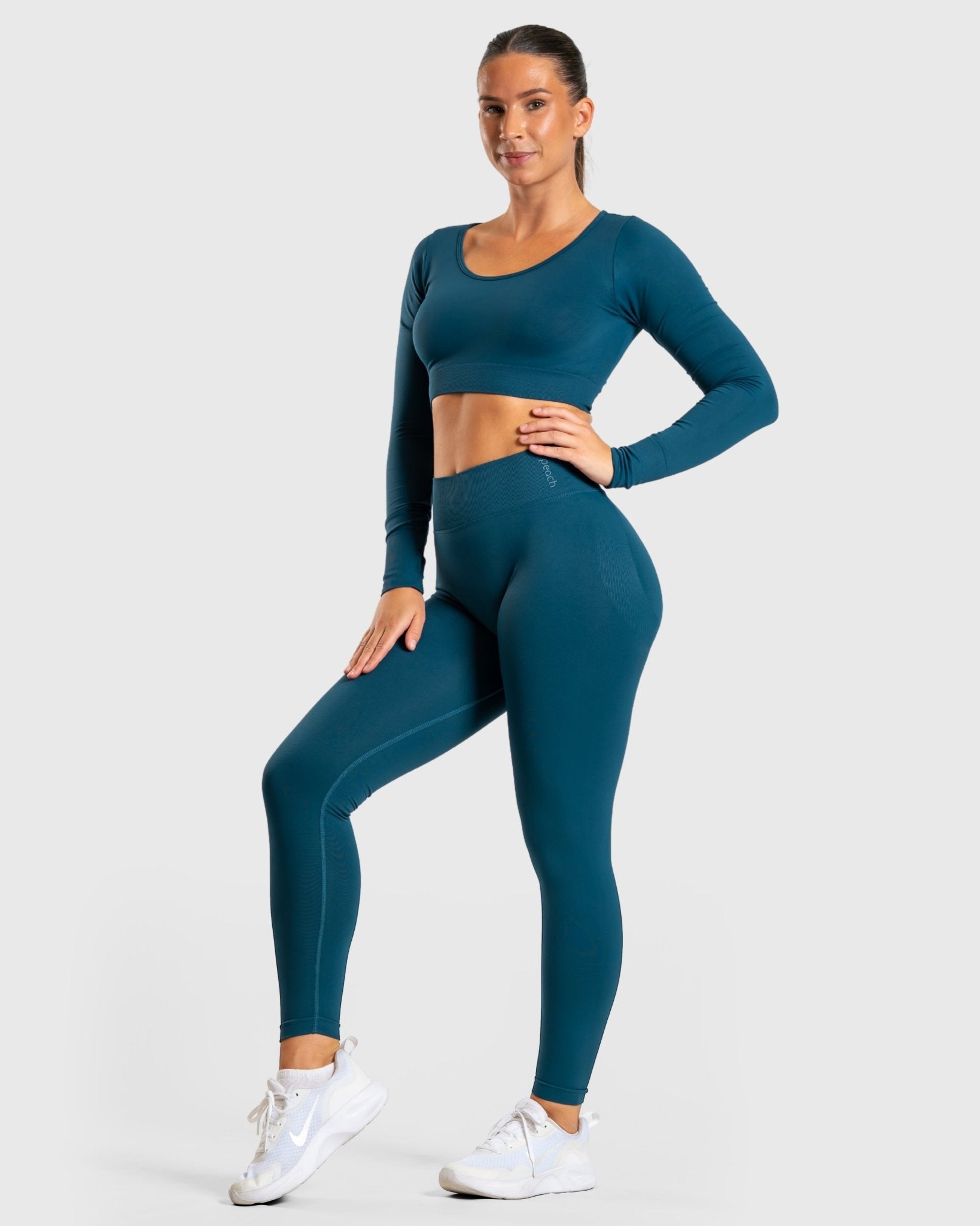 Sea Blue Ignite Tights - Peach Tights - Tights