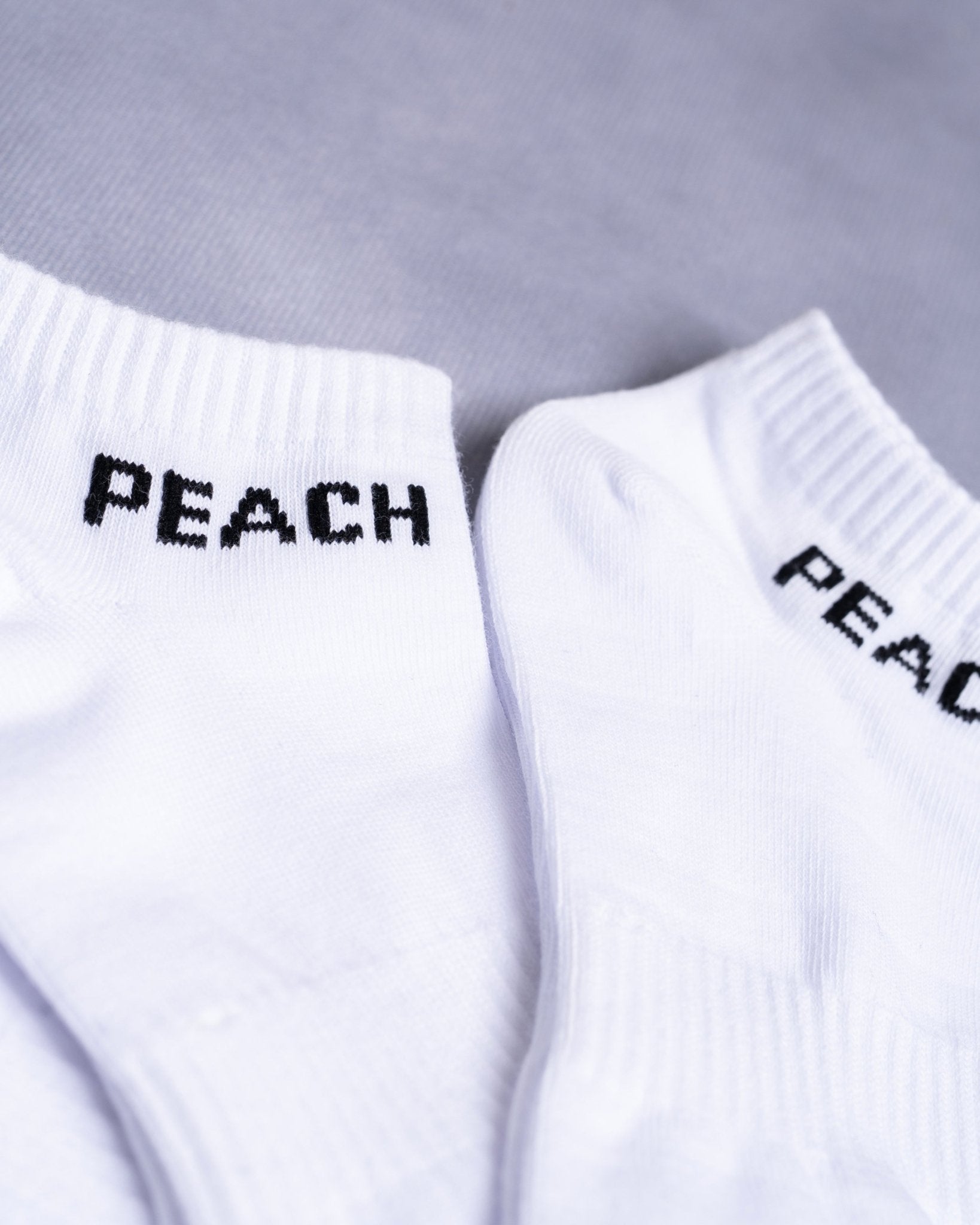 White Ankle Training Socks - Peach Tights - Socks