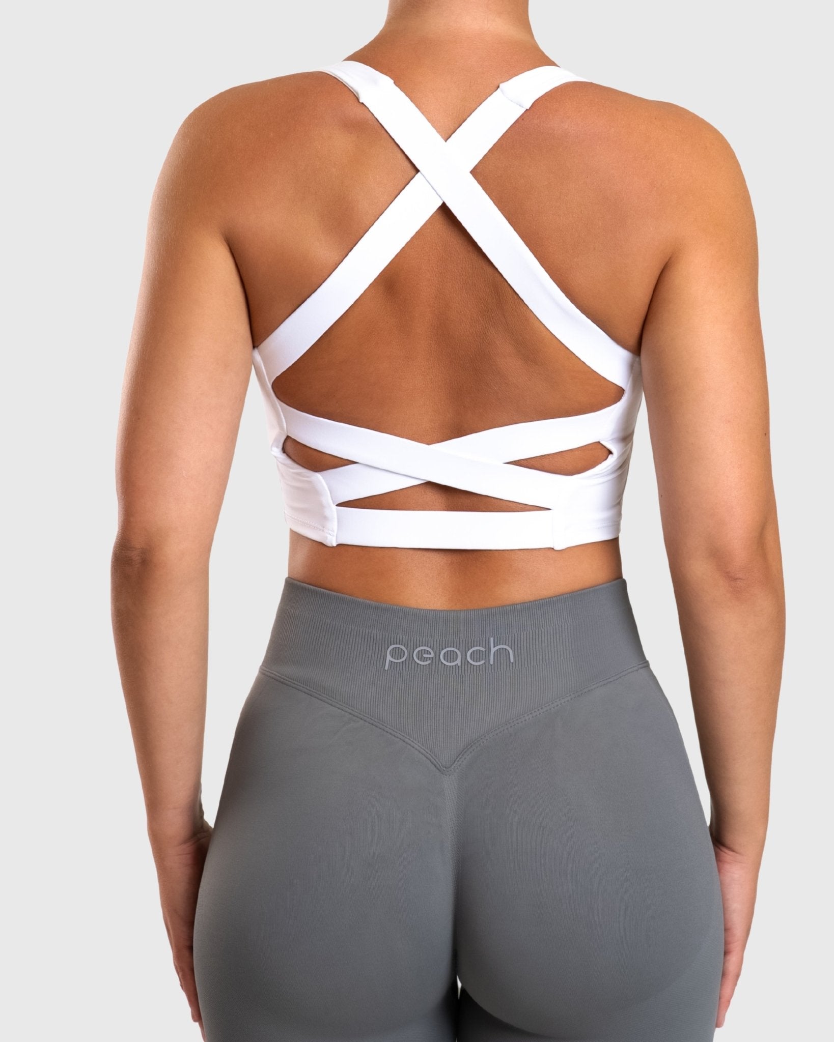 White Ballerina Topp - Peach Tights - Sports - Bra