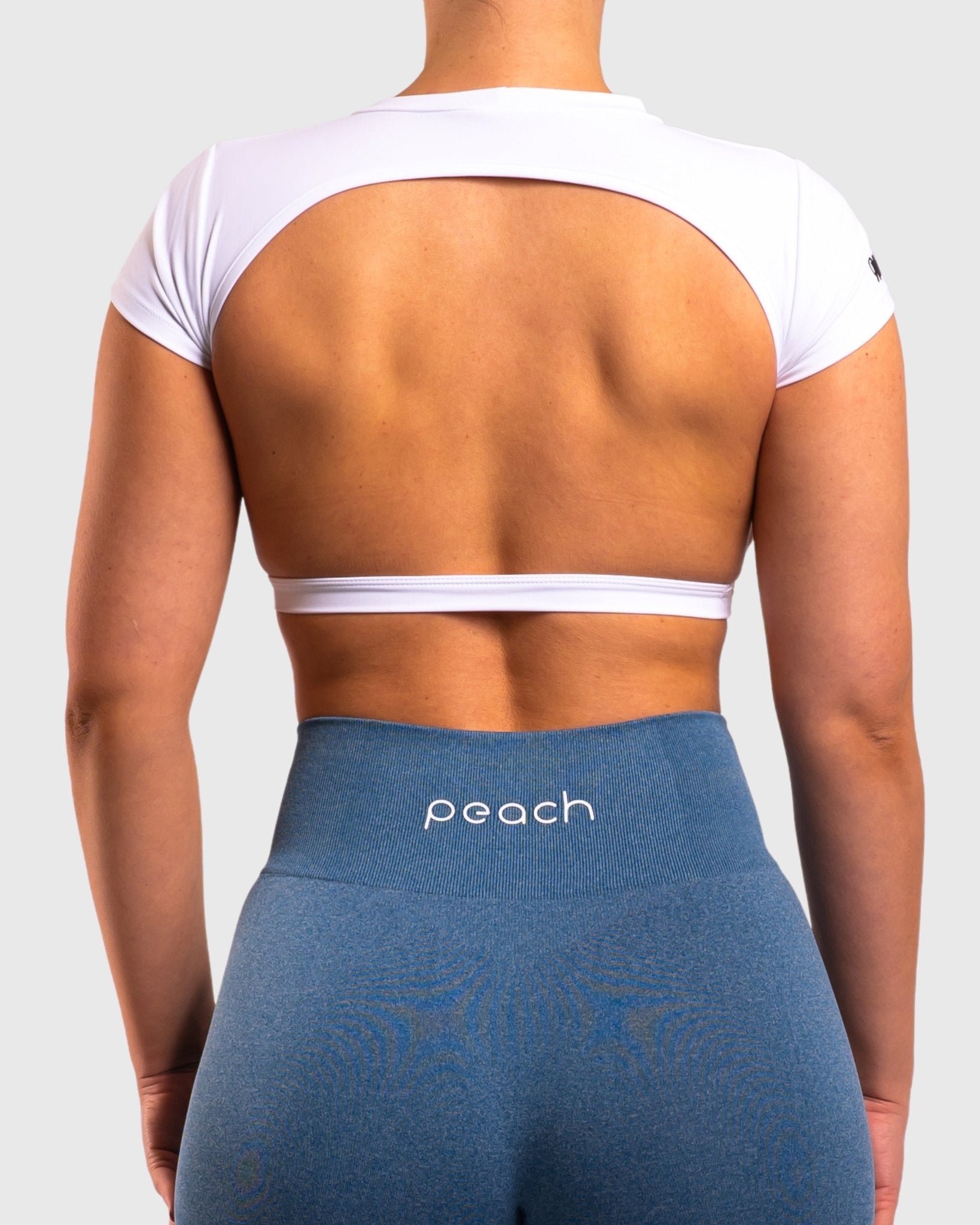 White Zenith T-shirt - Peach Tights - T-shirt