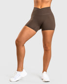 Ash Brown Divine V - waist Shorts - Peach Tights - Tights