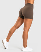 Ash Brown Divine V - waist Shorts - Peach Tights - Tights