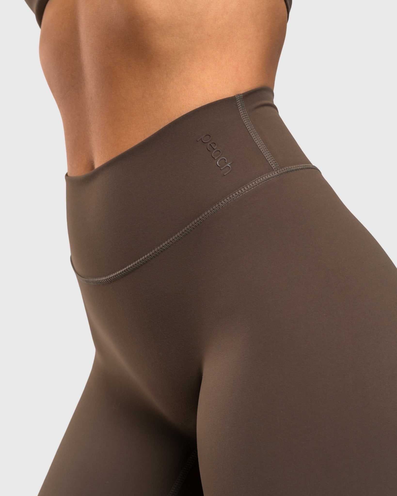 Ash Brown Divine Yoga Pants - Peach Tights - Tights