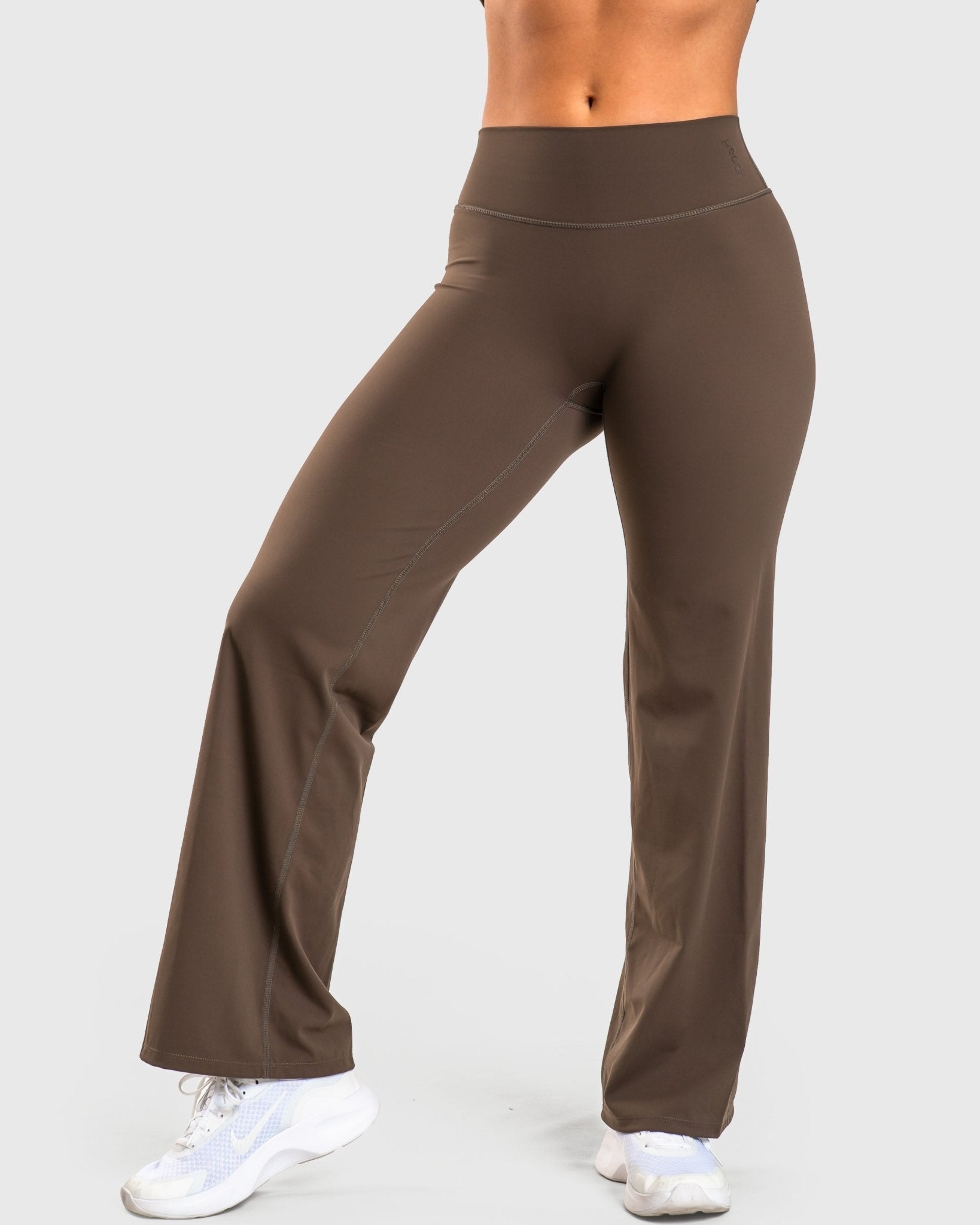 Ash Brown Divine Yoga Pants - Peach Tights - Tights