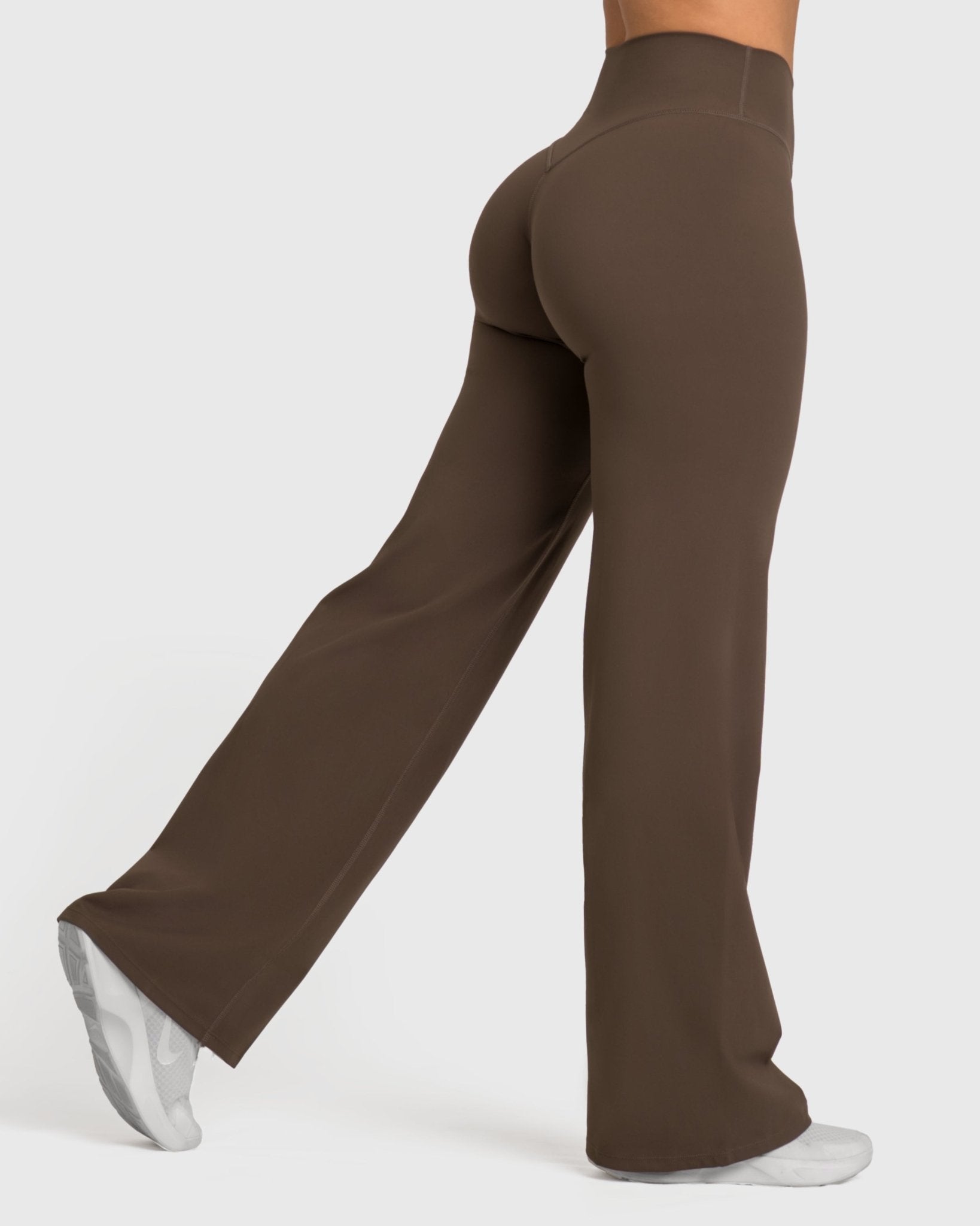 Ash Brown Divine Yoga Pants - Peach Tights - Tights