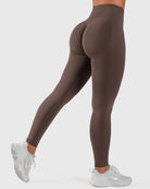 Ash Brown Vivid Tights - Peach Tights - Tights