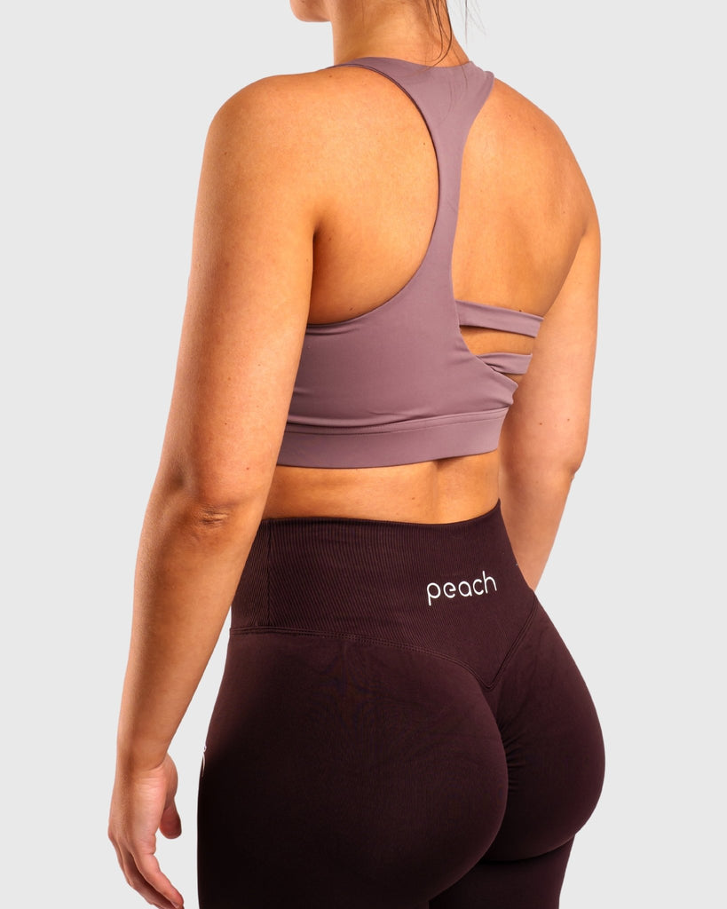 Beige Revive Sports-bra - Peach Tights - Sports-Bra