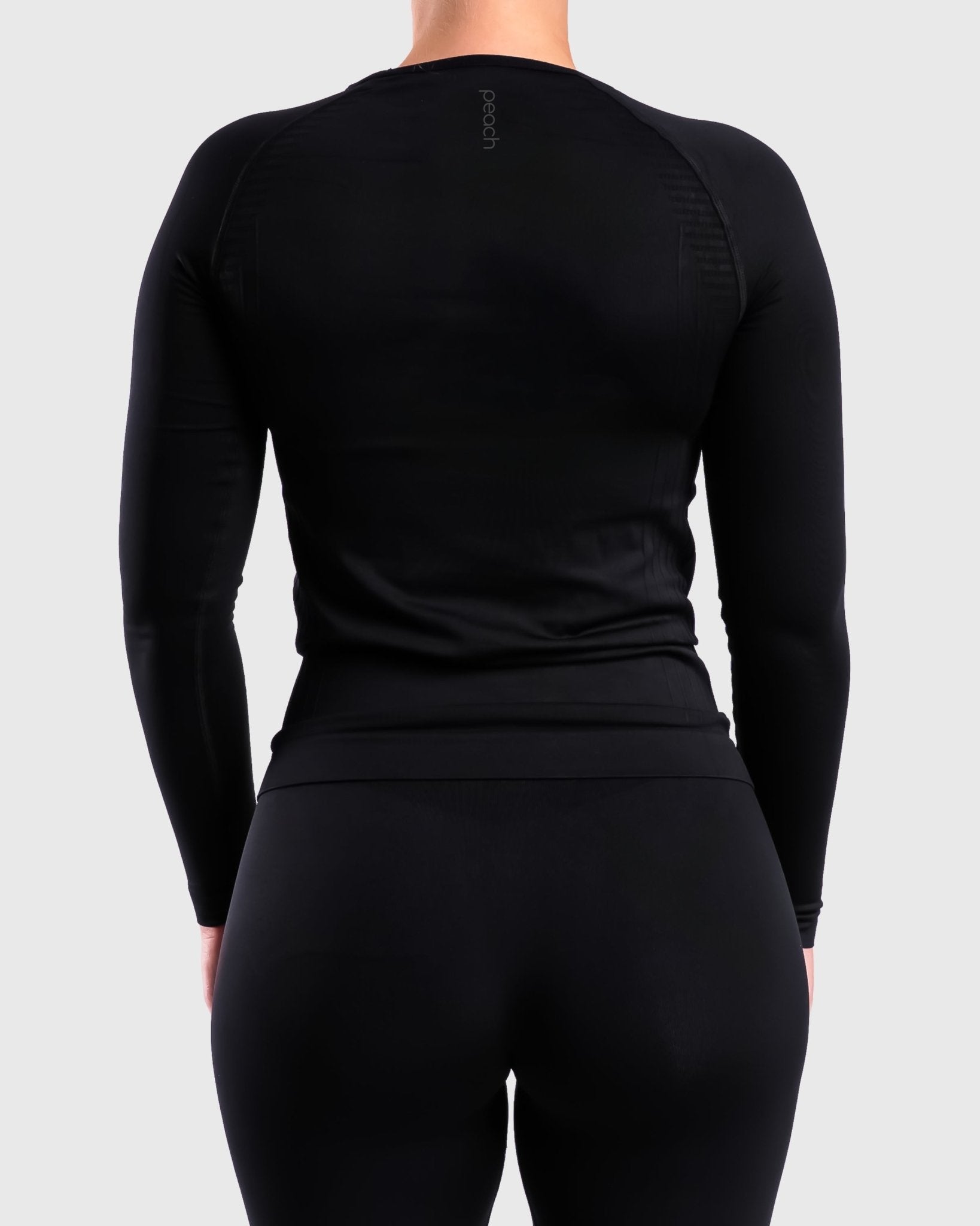 Black Classic Deluxe Long Sleeve - Peach Tights - Long sleeve