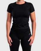 Black Classic Deluxe T-shirt - Peach Tights - T-shirt