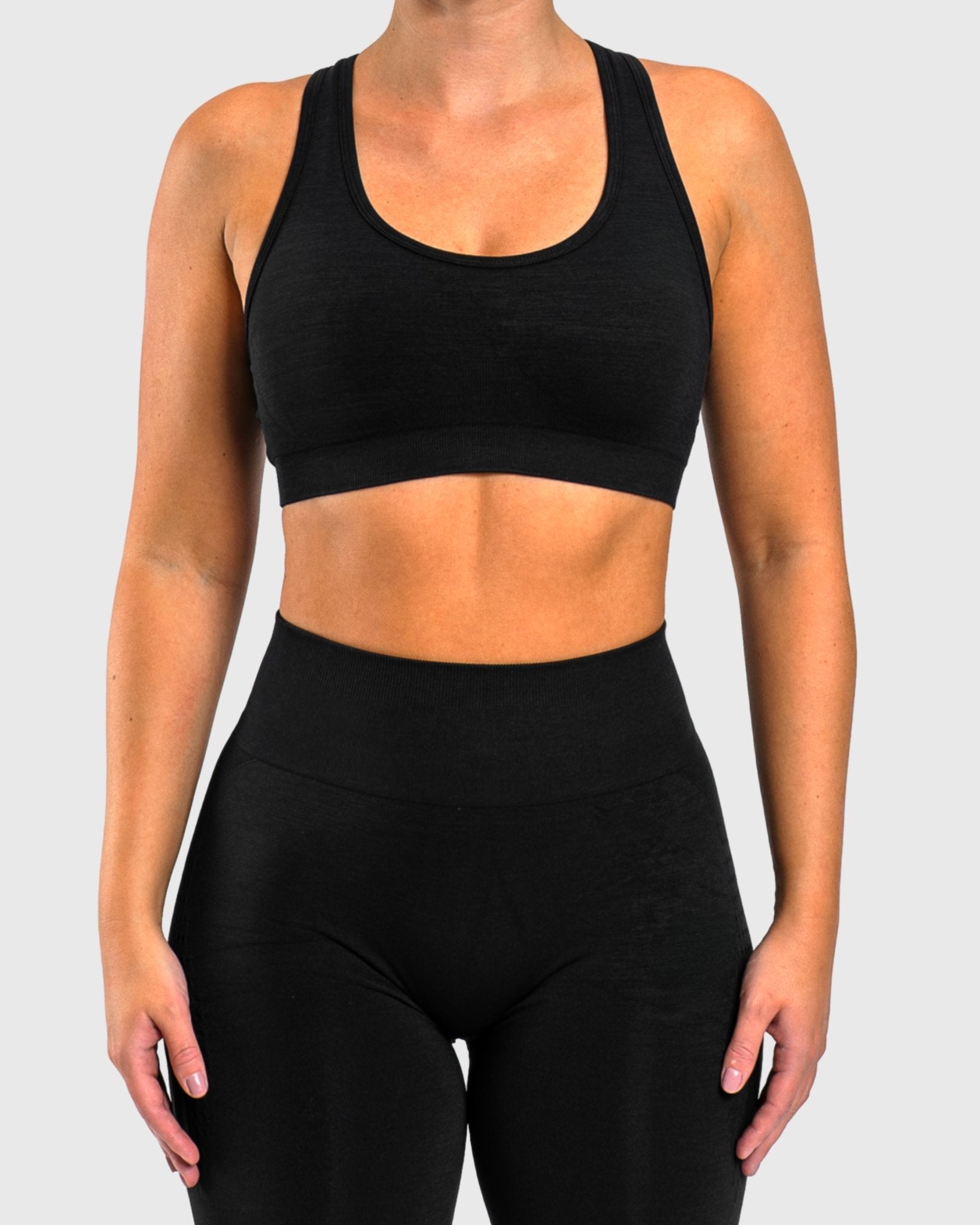 Black Edge Sports - bra - Peach Tights - Sports - Bra