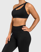 Black Essence Sports - bra - Peach Tights - Sports - Bra