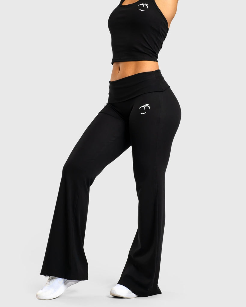 Black Flow Yoga - Peach Tights - Tights