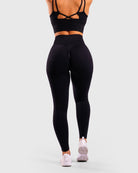 Black High Waist Tights - Peach Tights - Tights