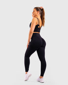 Black High Waist Tights - Peach Tights - Tights