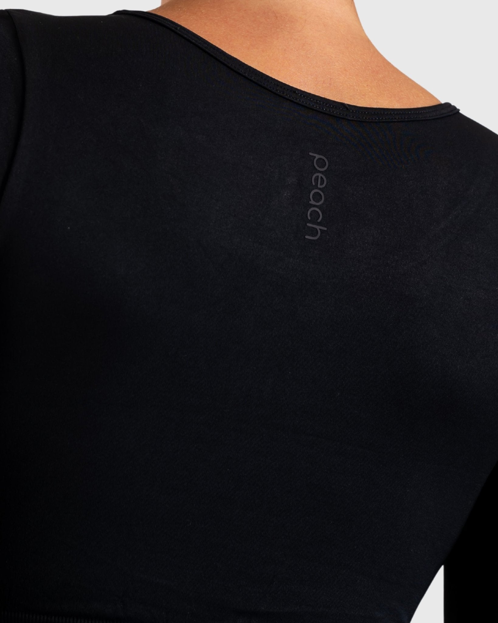 Black Ignite Long Sleeve - Peach Tights - Long sleeve